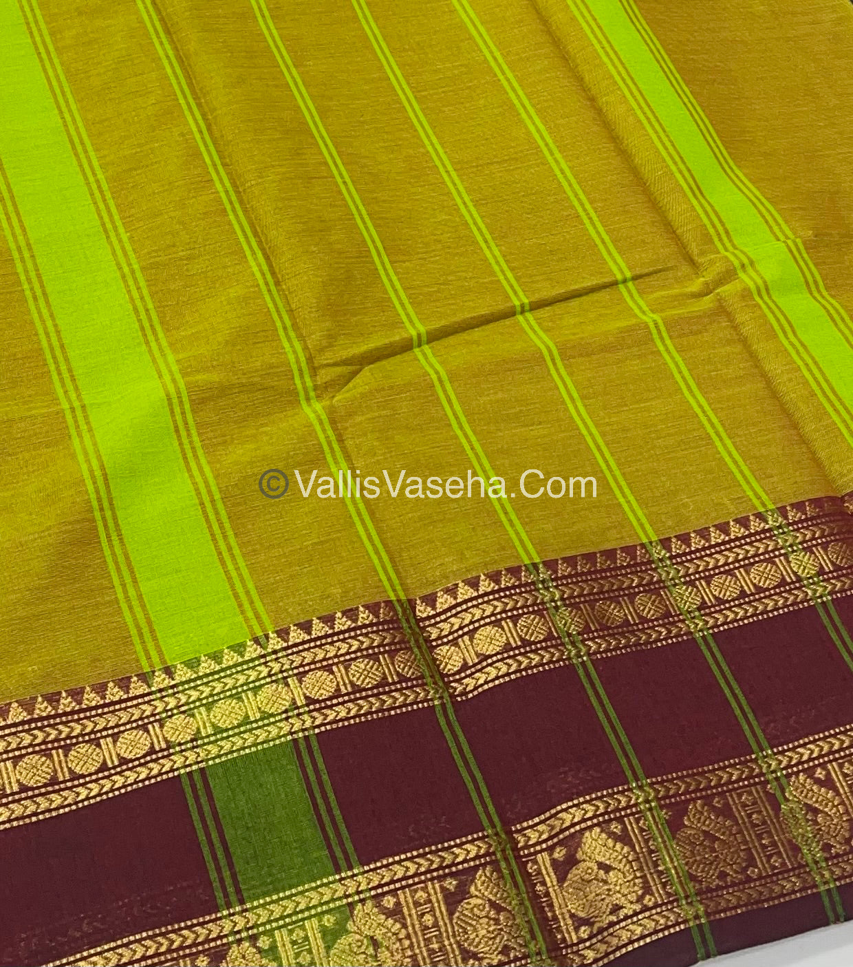 Kanchi Cotton Saree - VVKCS008
