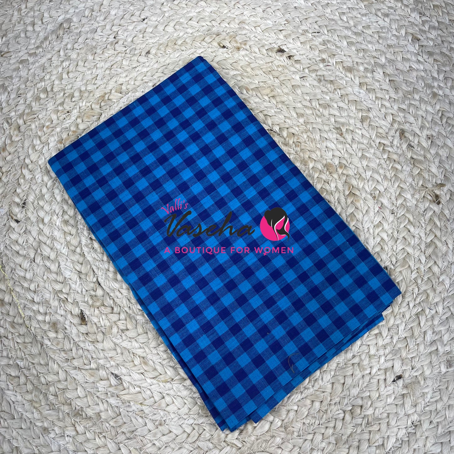 Blouse Bit - Pure Cotton - Multi Checks - 1 mtr - VVBB001