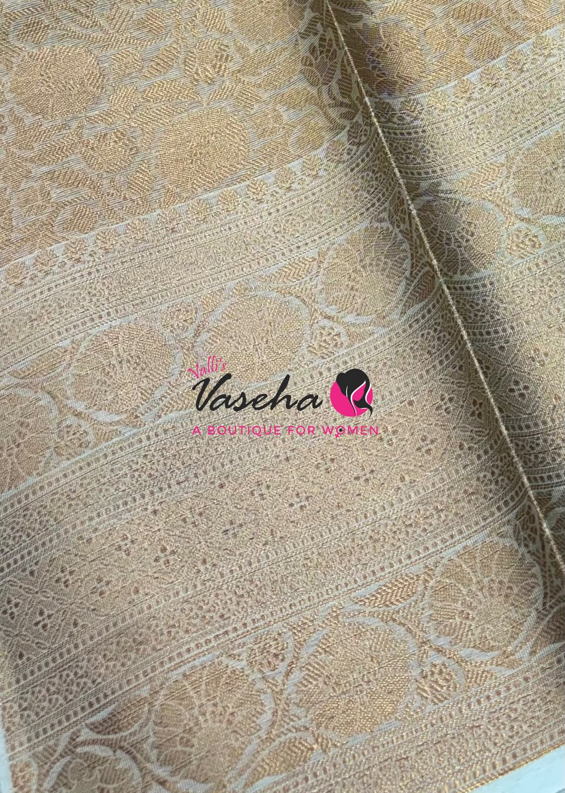 40% less - Offer Saree - Semi Banarasi Saree - VVDS009