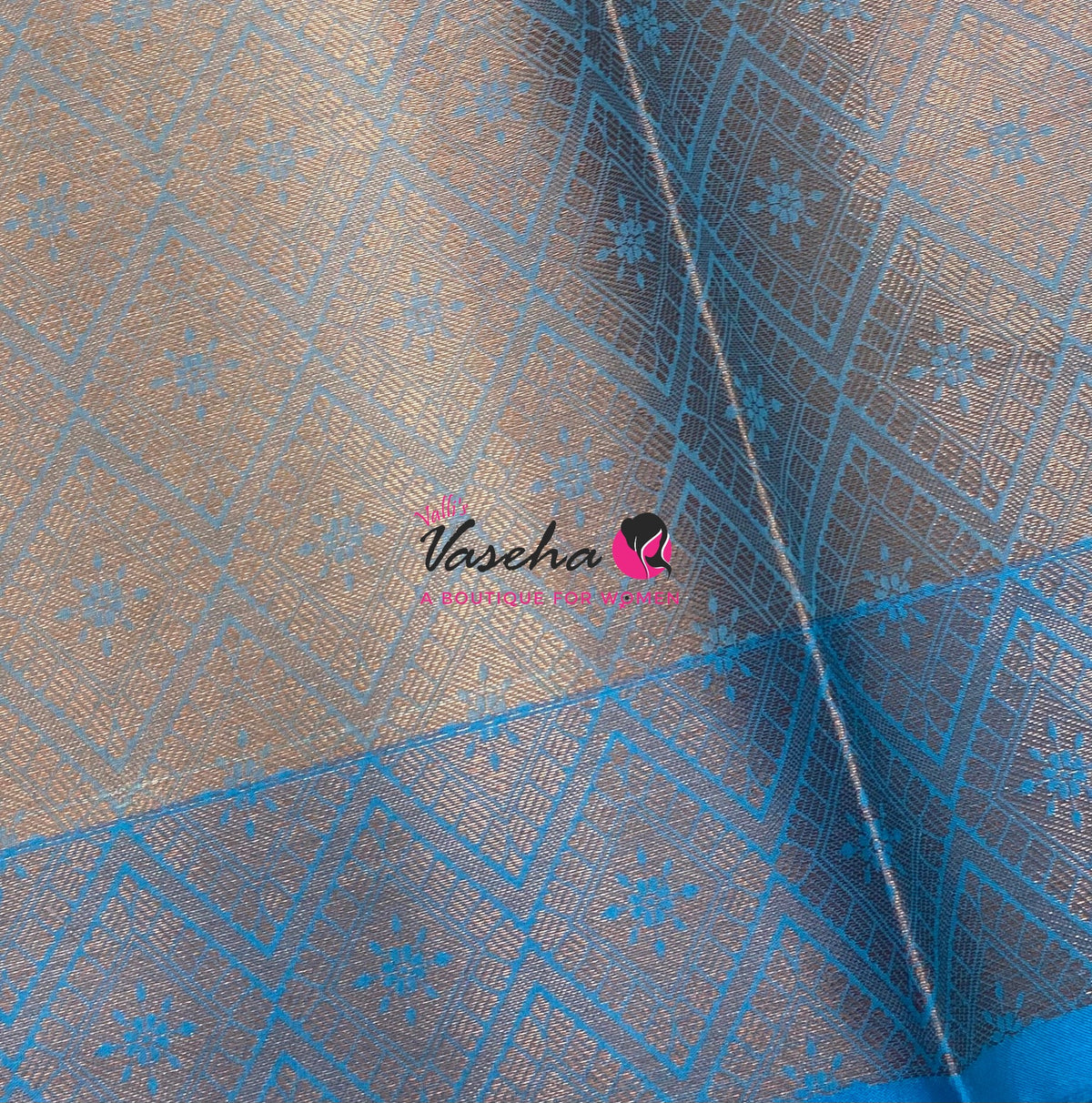 40% less - Offer Saree - Semi Banarsi Silk Saree - VVDS008