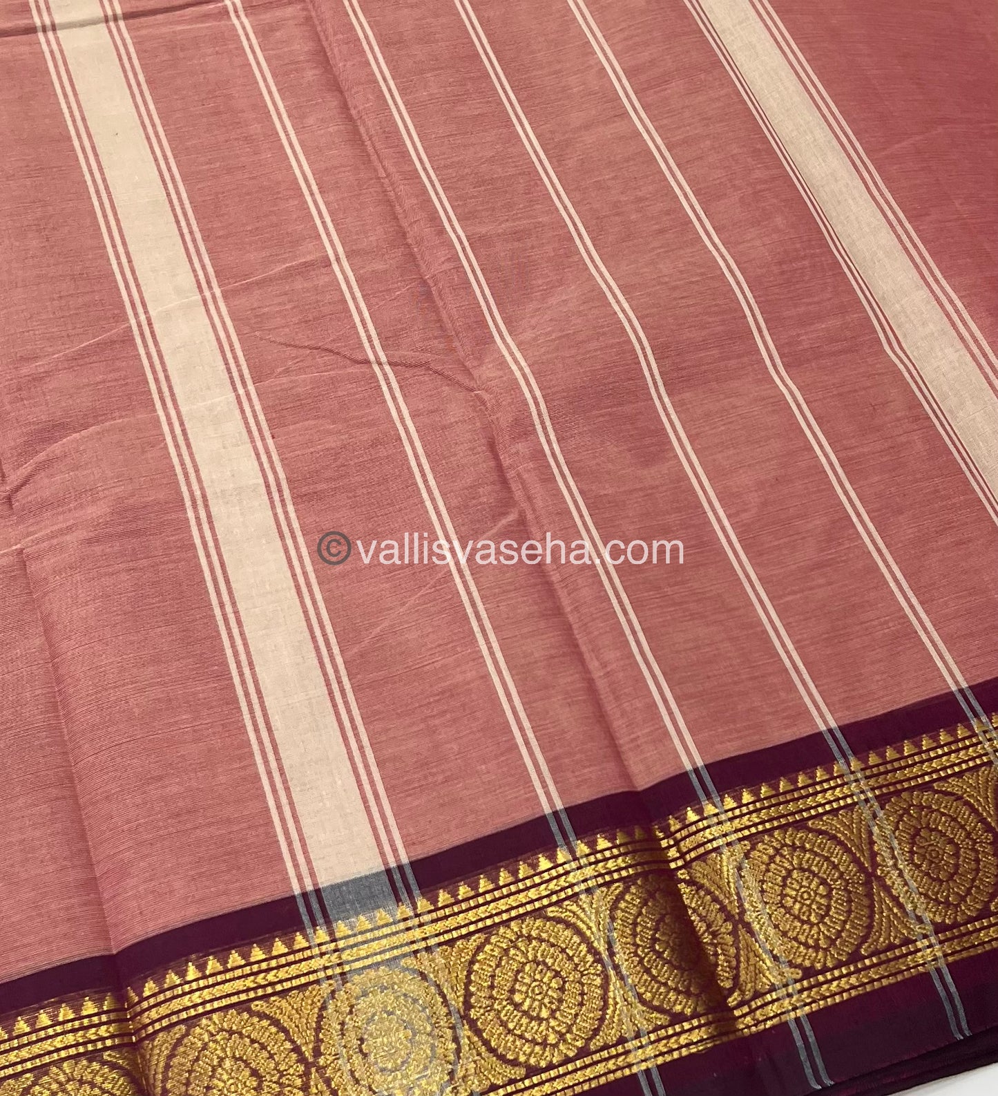Kanchi Cotton Saree - VVKCS009