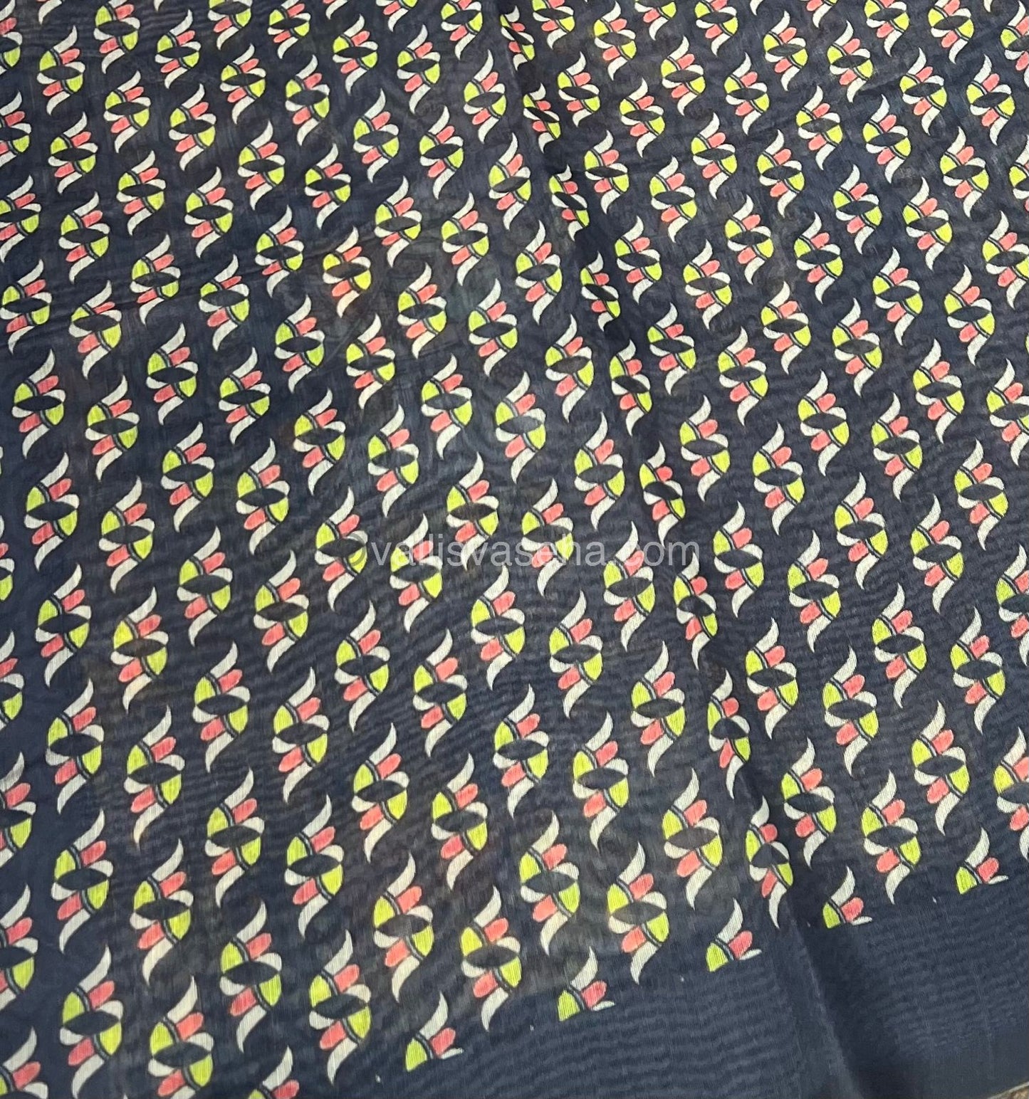 Semi Chanderi Saree - Digital Printed - VVSCD001