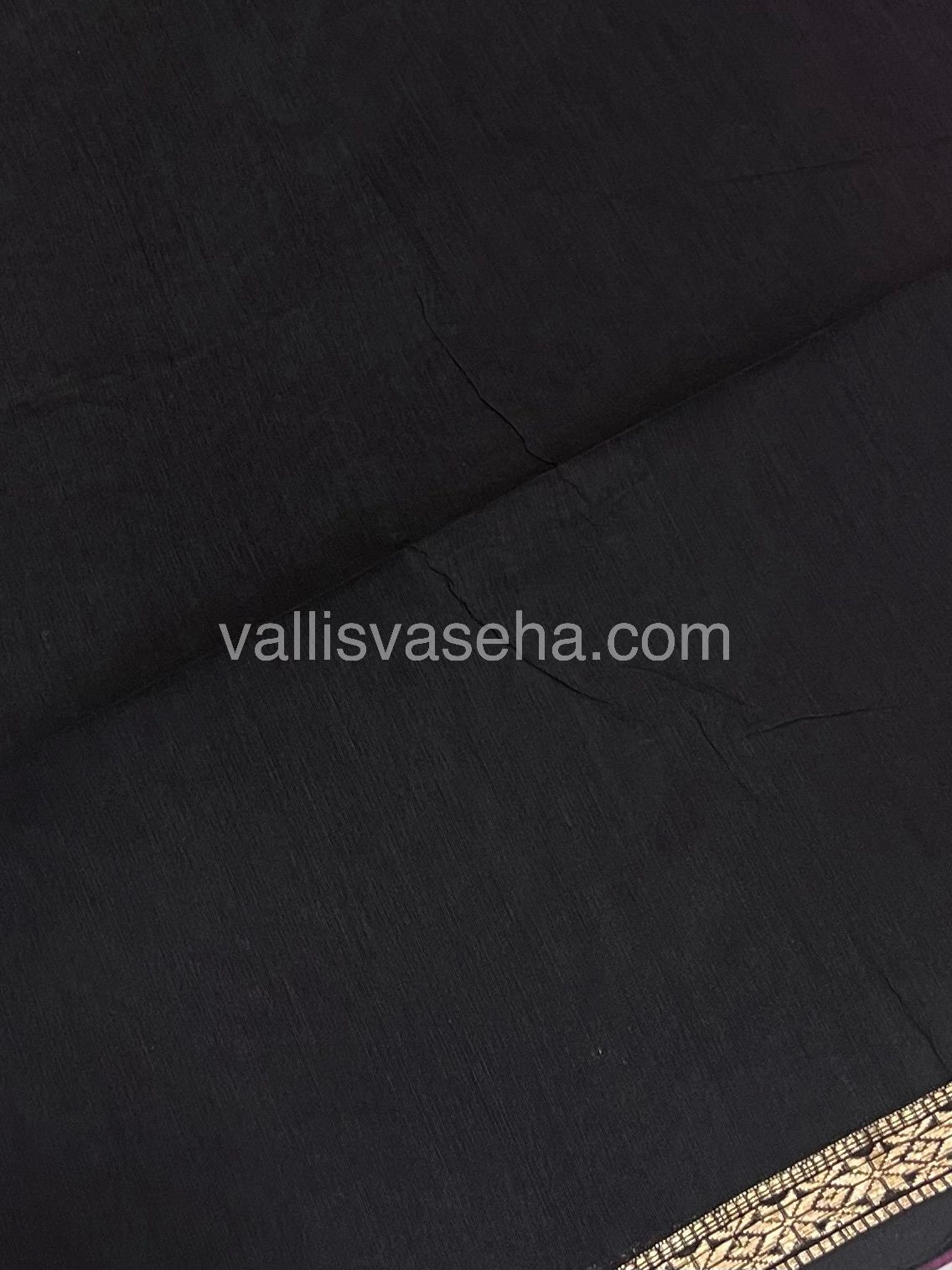 Semi Maheshwari Silk Cotton Saree - VVMSC006