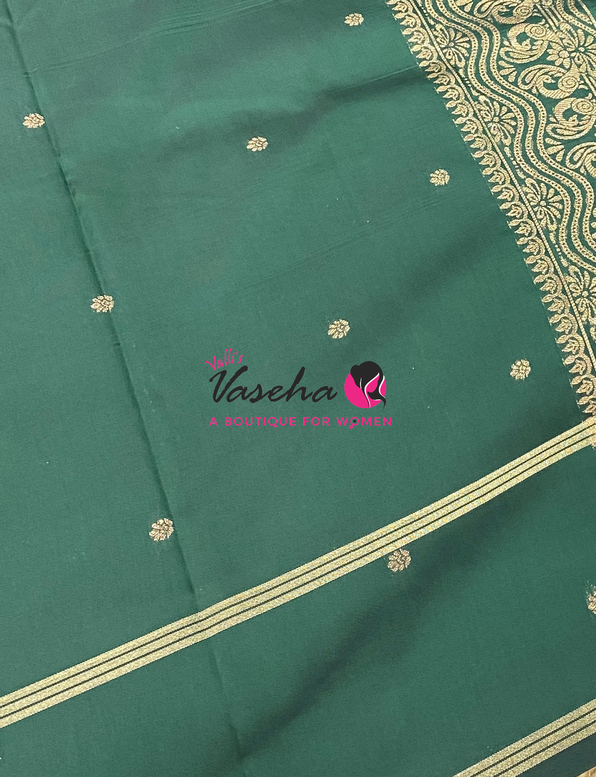 Semi Soft Silk - Green - VVSSS043