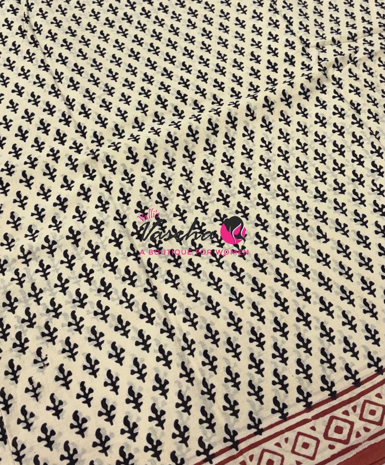 Pure Soft Mul Mul Cotton Sarees - Hand Block Prints - VVMMC009