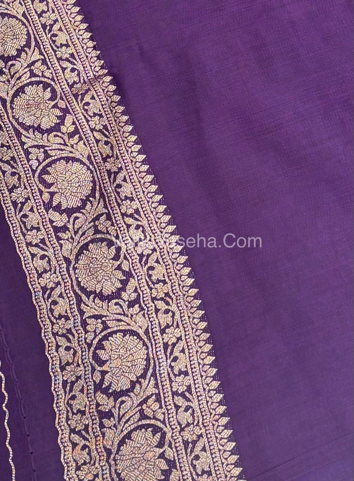 Banarasi - Heritage Silk - Semi Kathan Silk - Purple Shade- VVBHS001