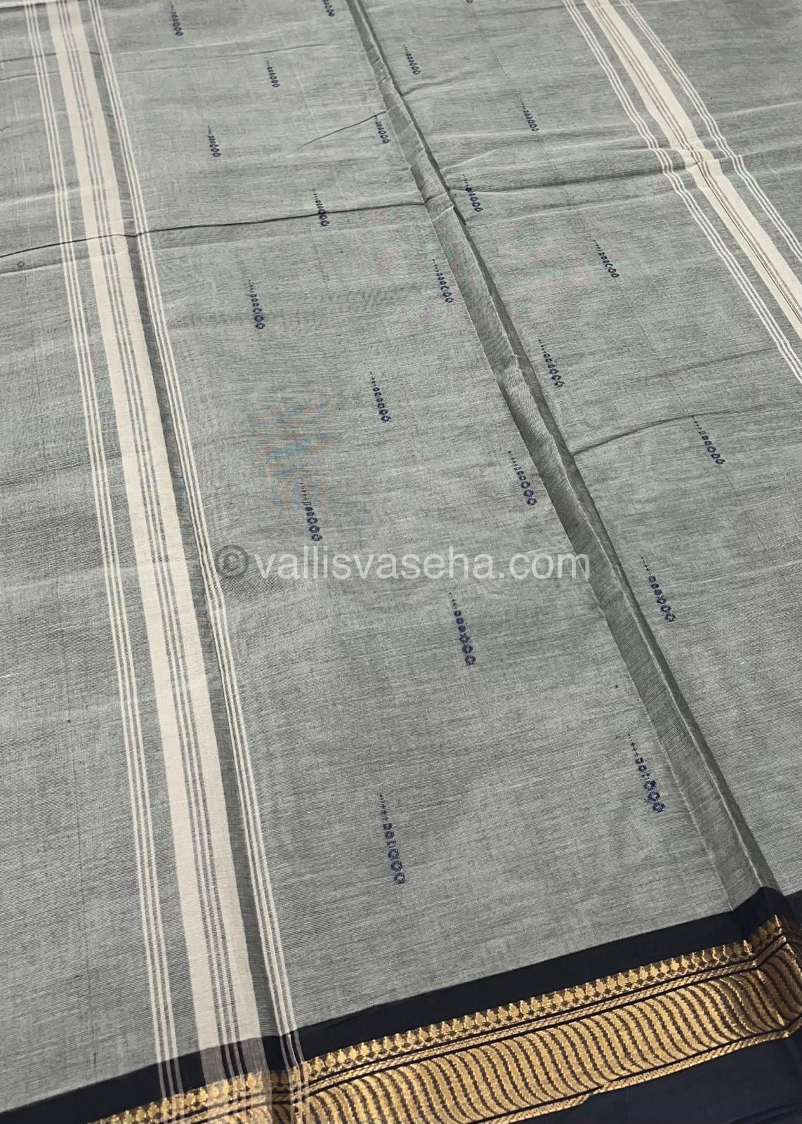 Kanchi Cotton Saree - Butta Design VVKCS008
