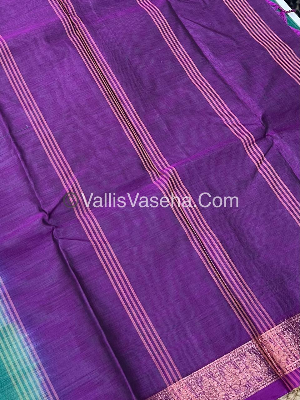 Dhaka Cotton Saree - VVDCS002