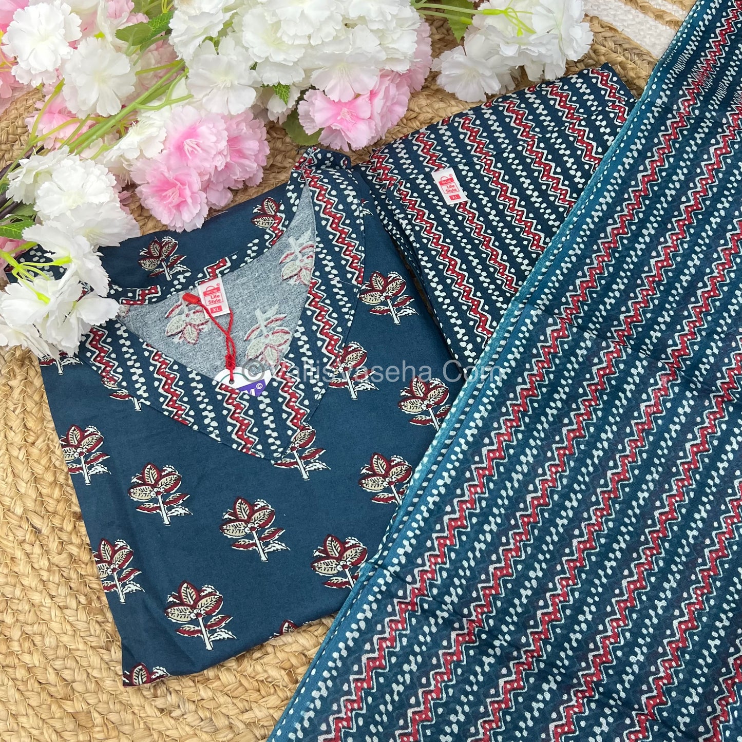 Ready Made - Salwar, Kameez & Duppatta(3pc) - Printed - VVRBS002