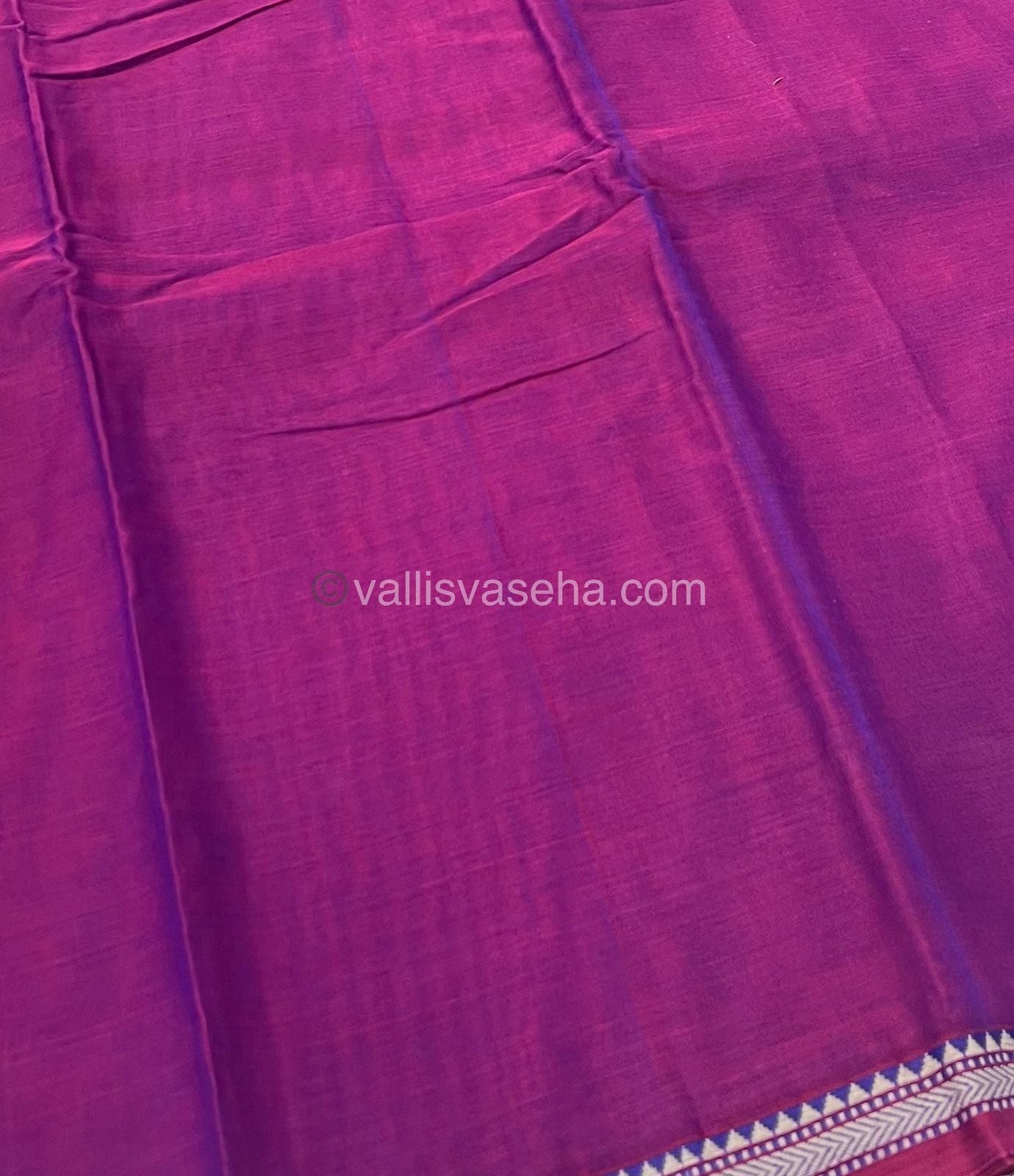 Narayanapet Mercerised Cotton Saree - VVNMC001