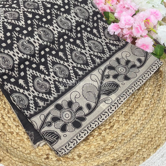 Pure Kalamkari Cotton Saree - VVPKC002