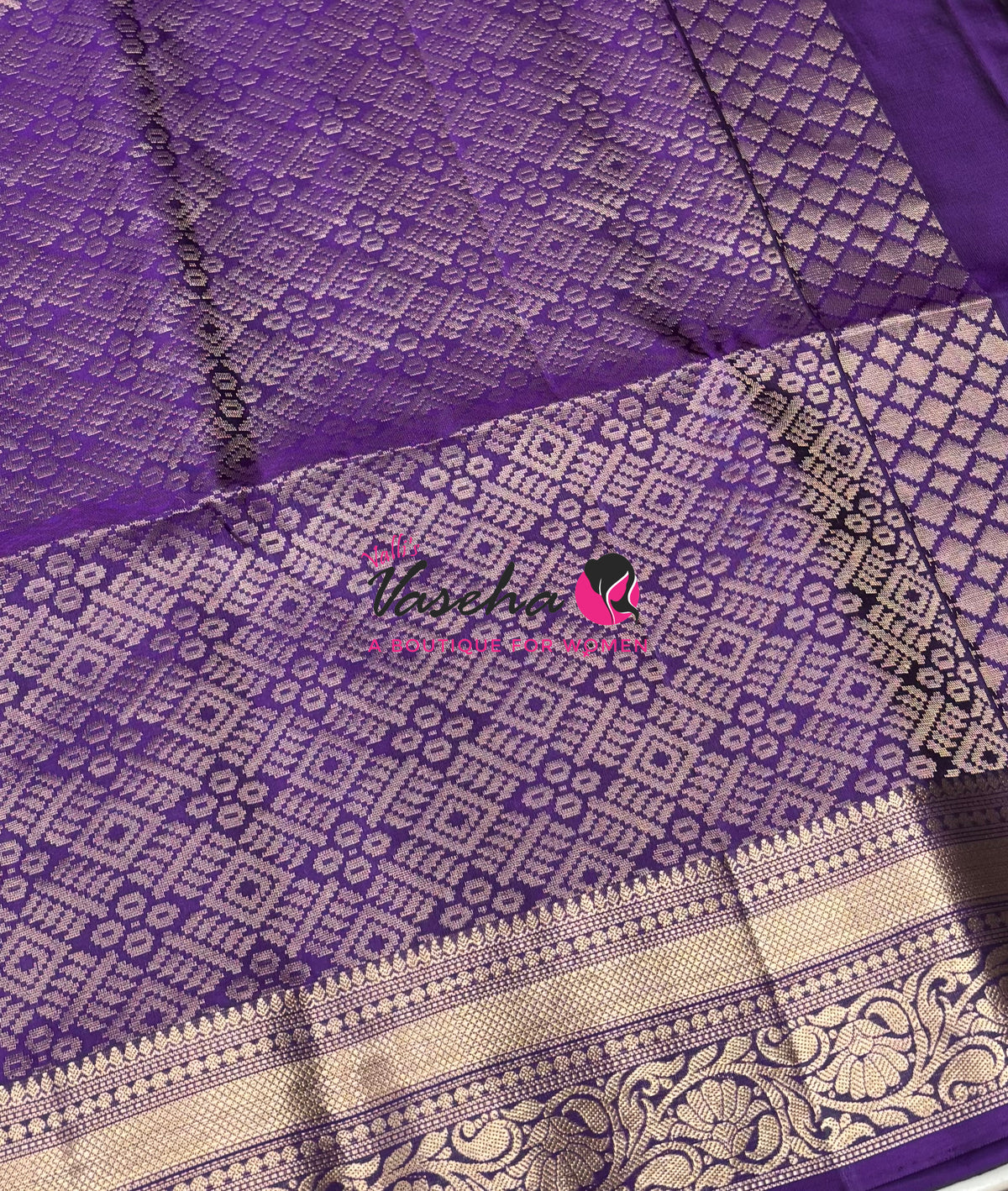Pure Soft Silk Saree - Purple Shade - VVPSS135