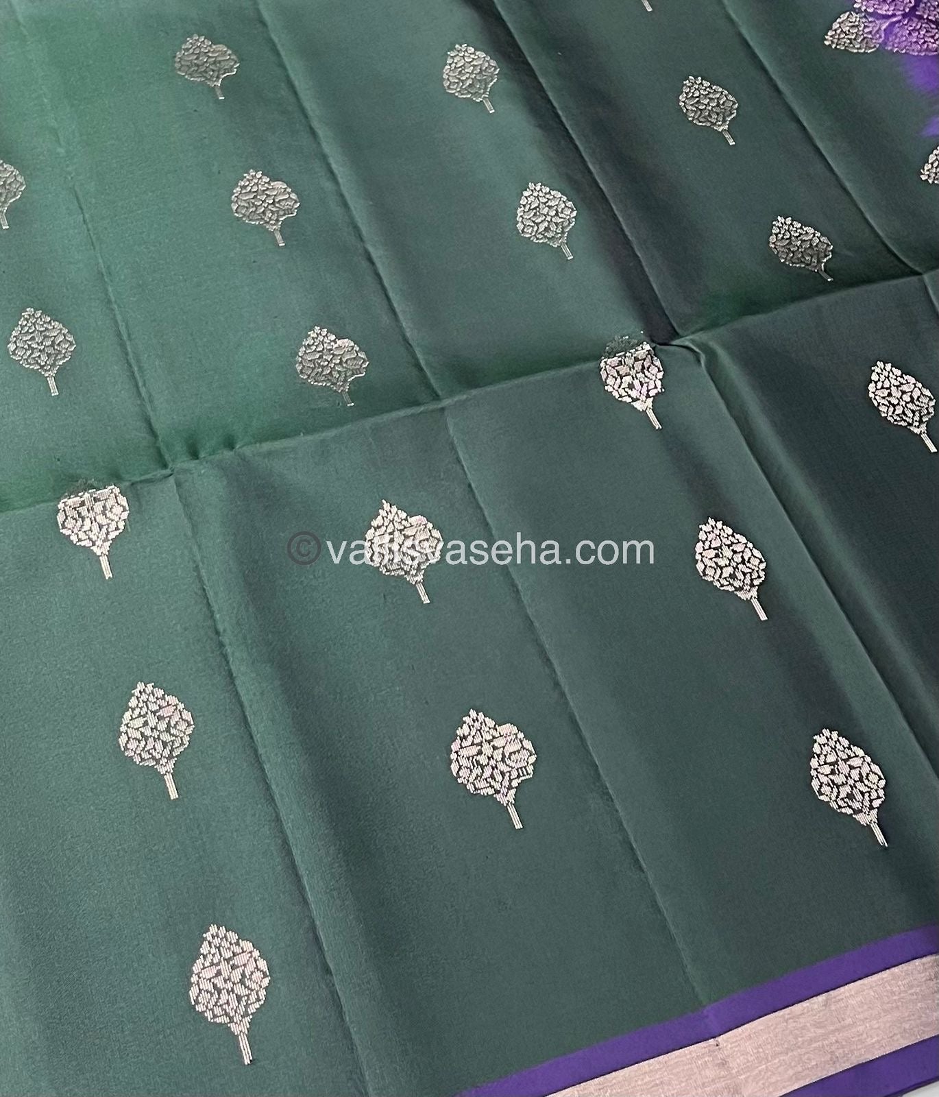 Pure Soft Silk Saree -Half Gold Zari Border - VVPSS032