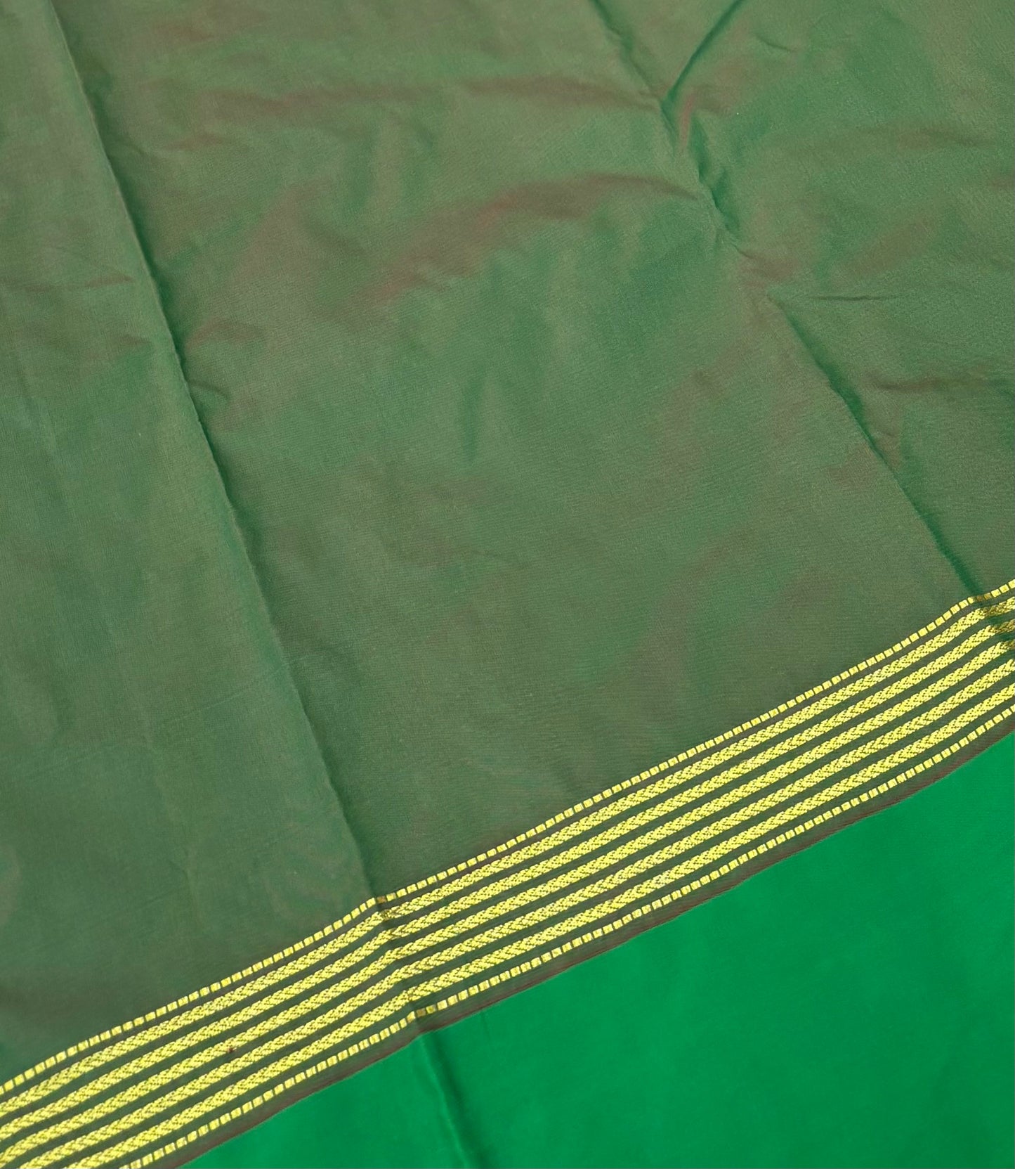 Semi Silk Saree - Kanchi Pattu Style - VVSSS004