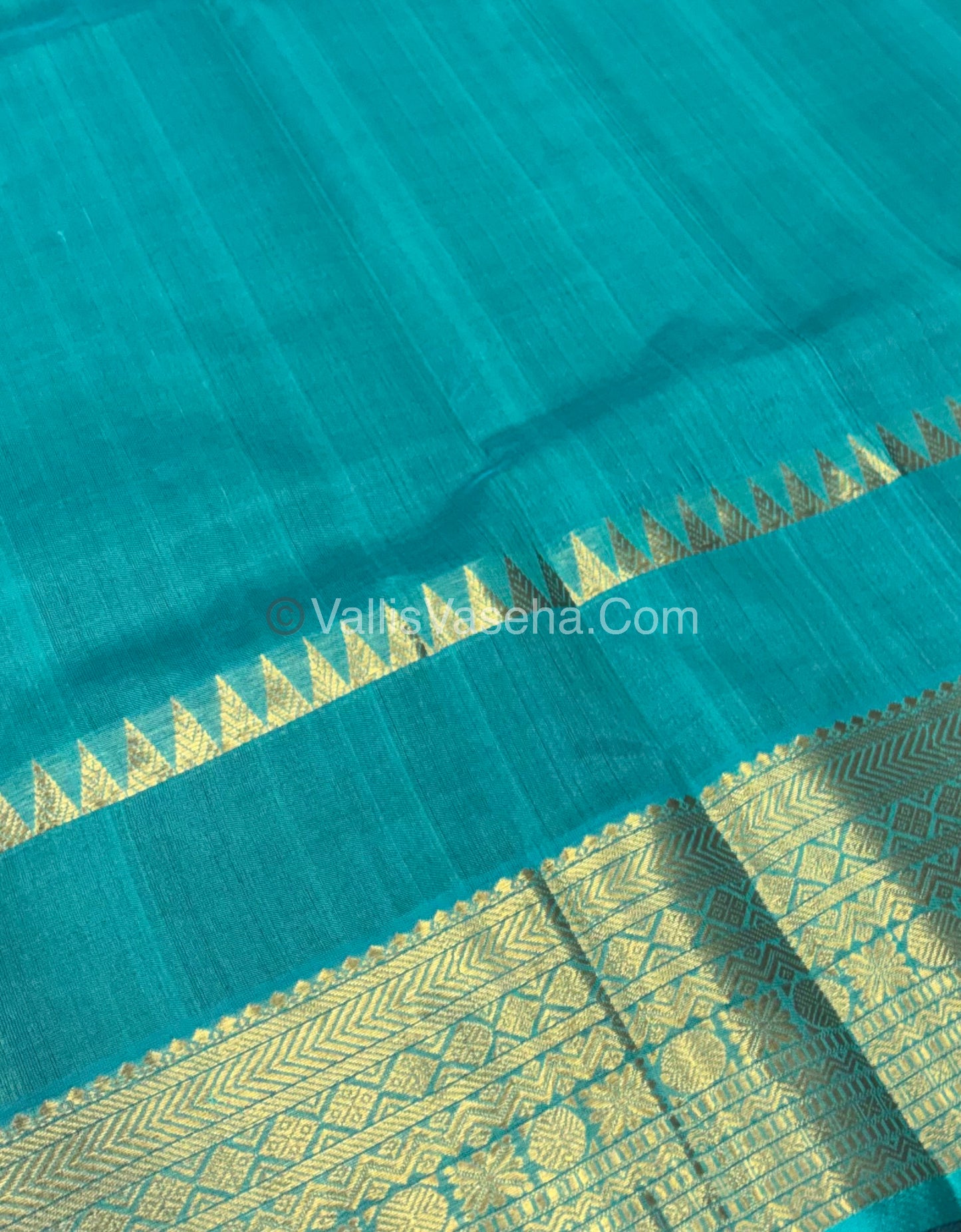 Pure Silk Cotton Saree - Maroon & Blue Combo - VVPSC007