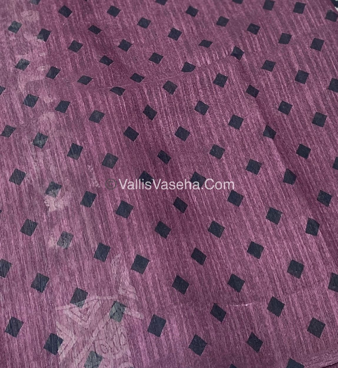 Jute Mixed Cotton Saree | VVJCS001