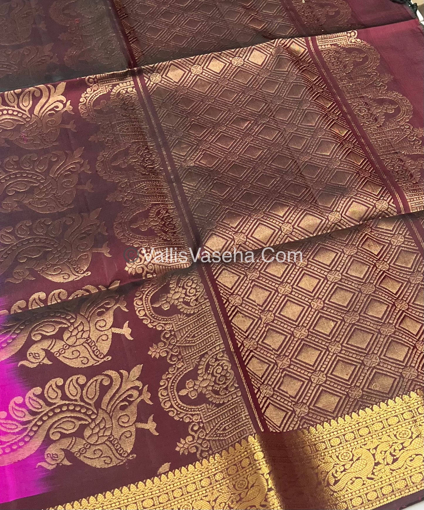 Pure Soft Silk Saree - Kanchi Border - VVPSS033