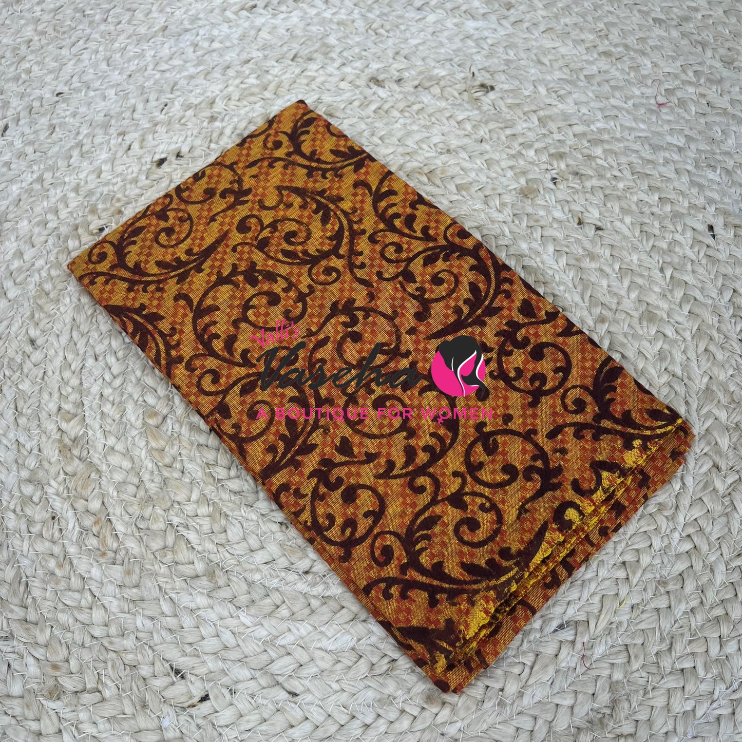 Blouse Bit - Pure Cotton - Self Bobby Print - 1 mtr - VVBB001