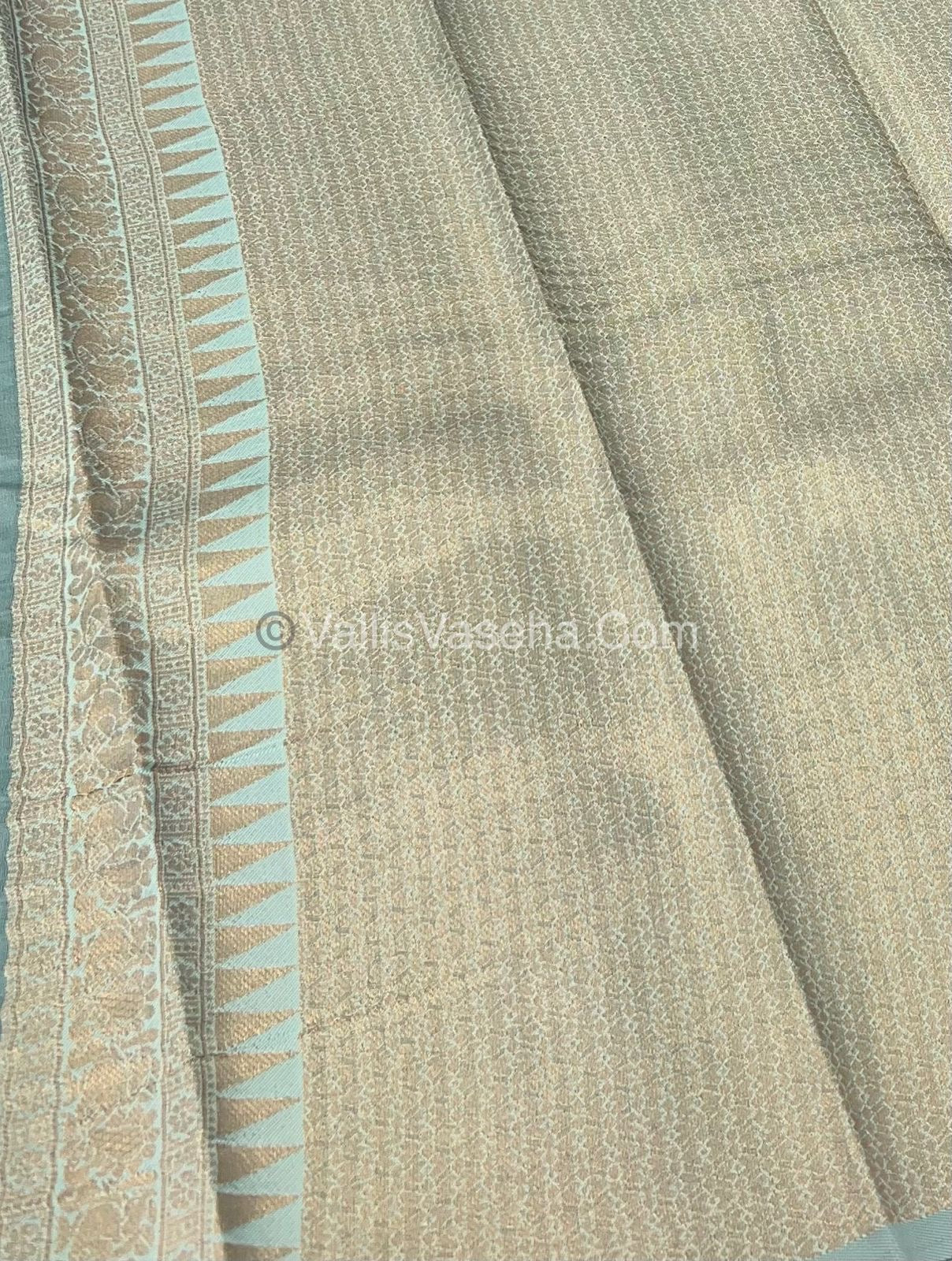 Kanchi Semi Silk - Mayil & Chakkaram design - VVKSS001