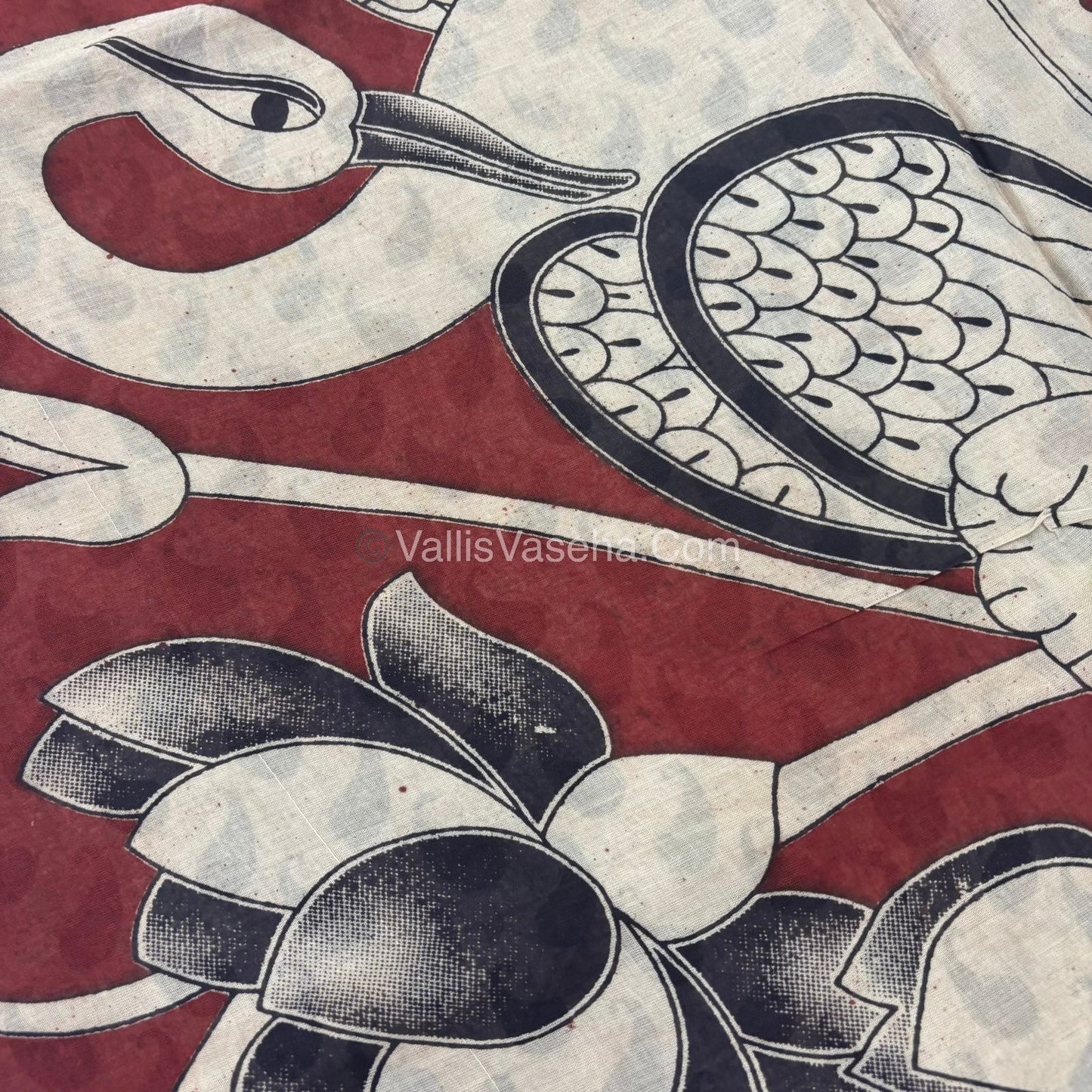 Pure Kalamkari Cotton Saree - VVPKC002