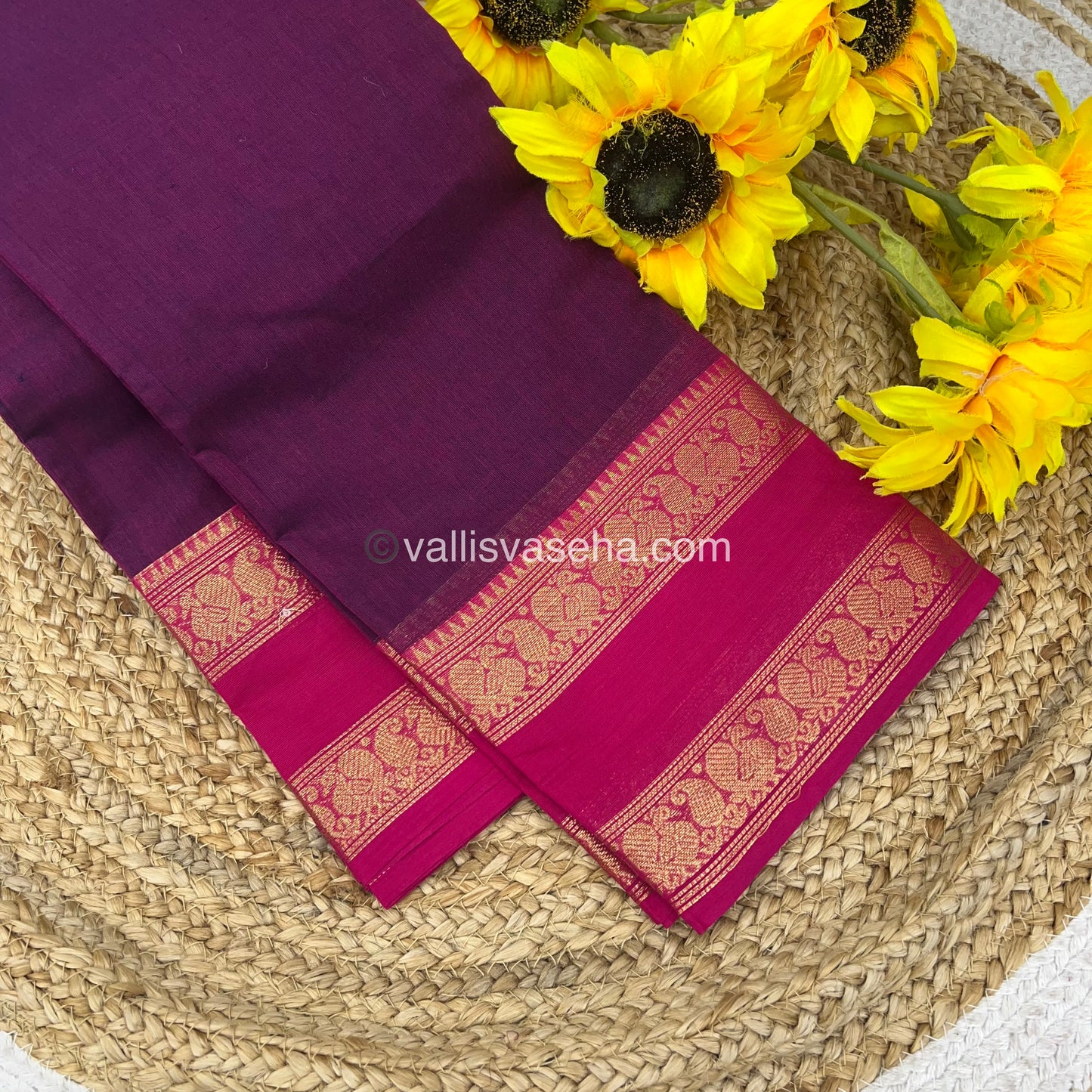 Kanchi Cotton Saree - VVKCS009