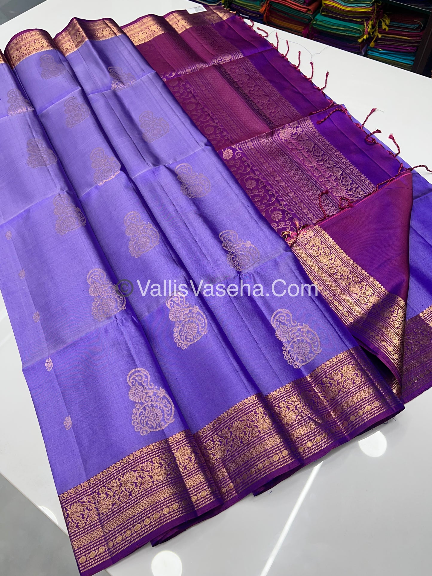 Pure Soft Silk Saree - Kanchi Border - VVPSS033