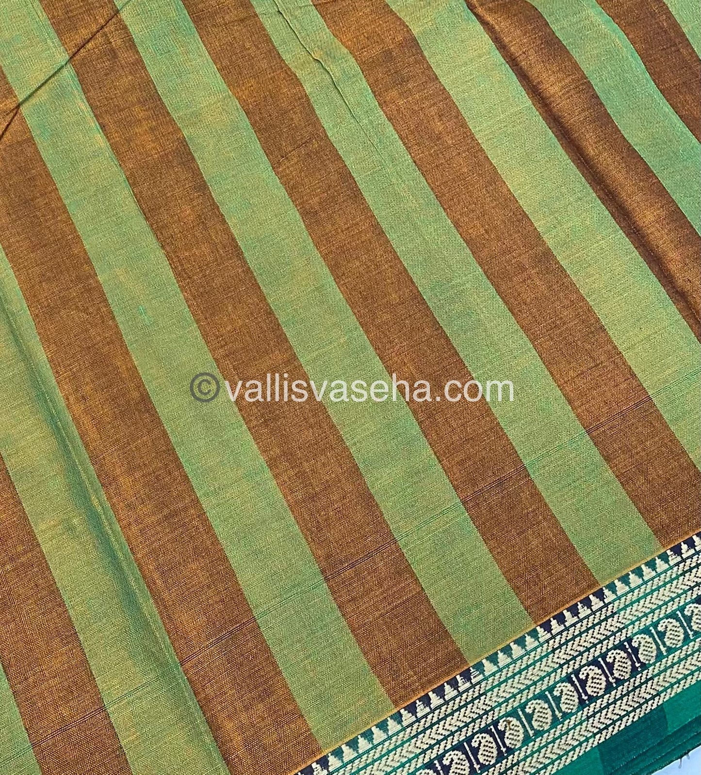 Narayanapet Mercerised Cotton Saree - VVNMC001