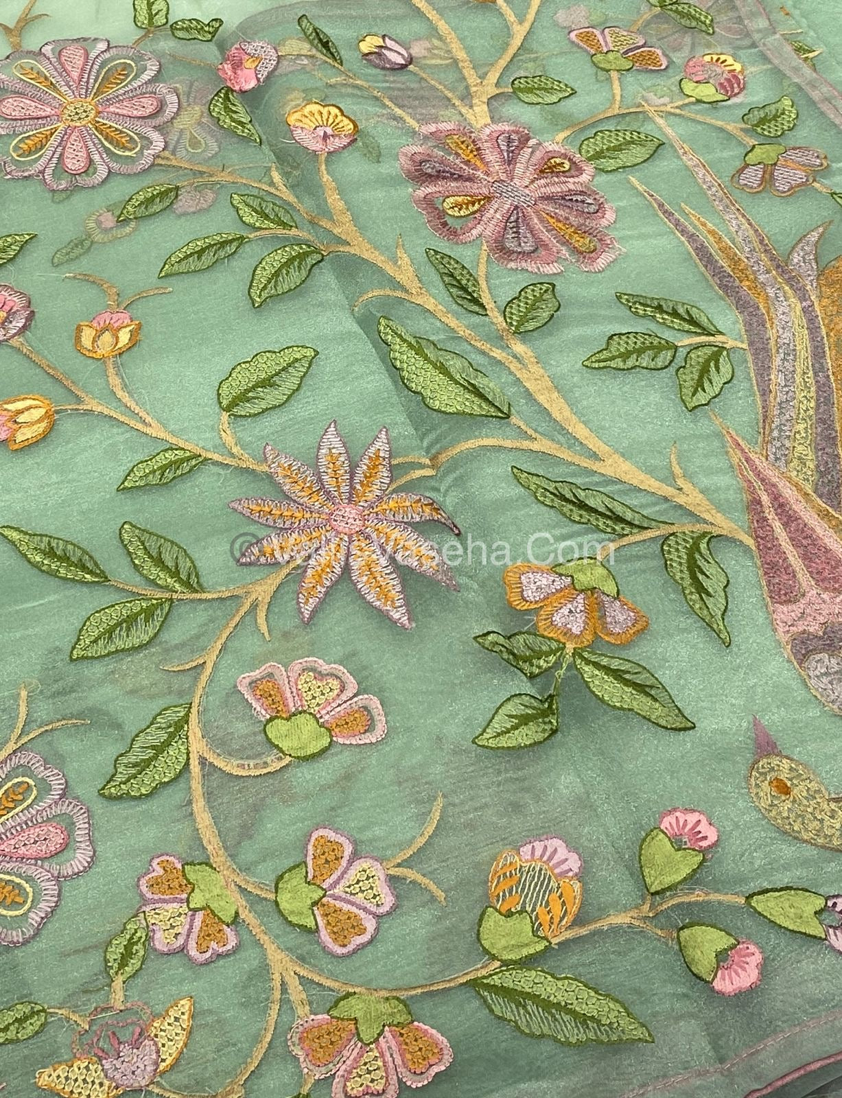 Organza Saree - Embroidery - VVDS001