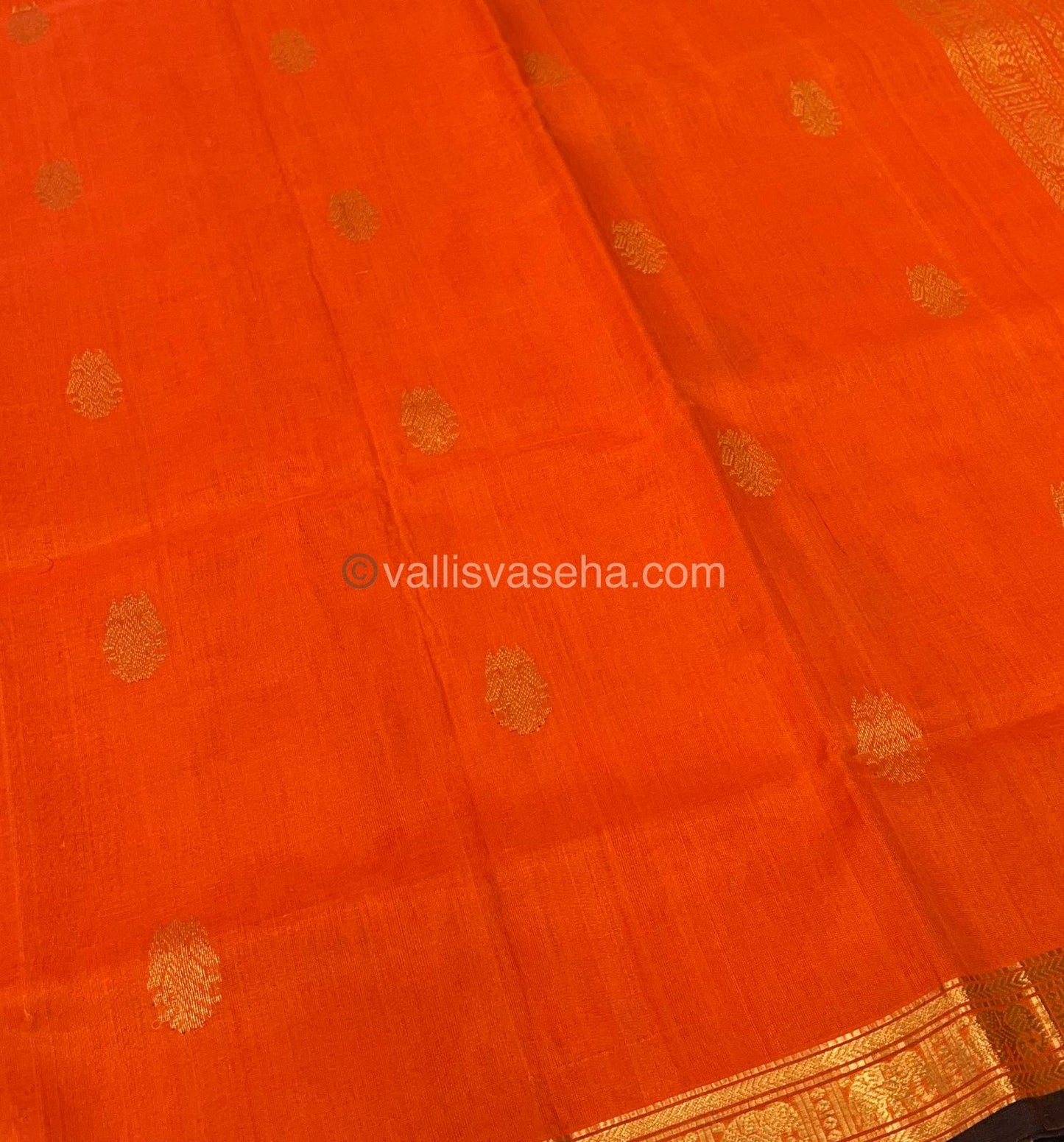 Pure Silk Cotton Saree - Retta Mayil Design - VVRMS001