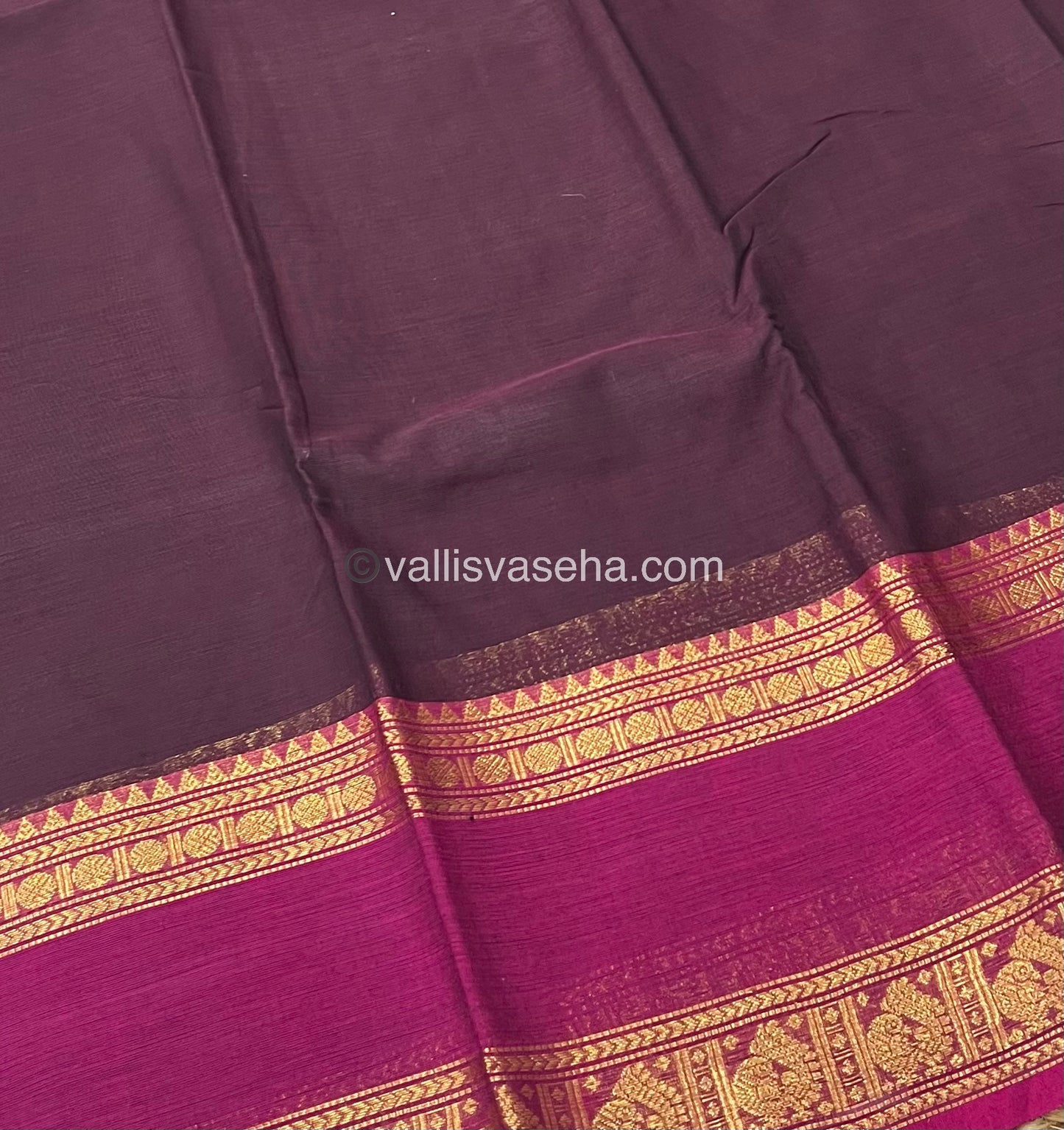 Kanchi Cotton Saree - VVKCS009