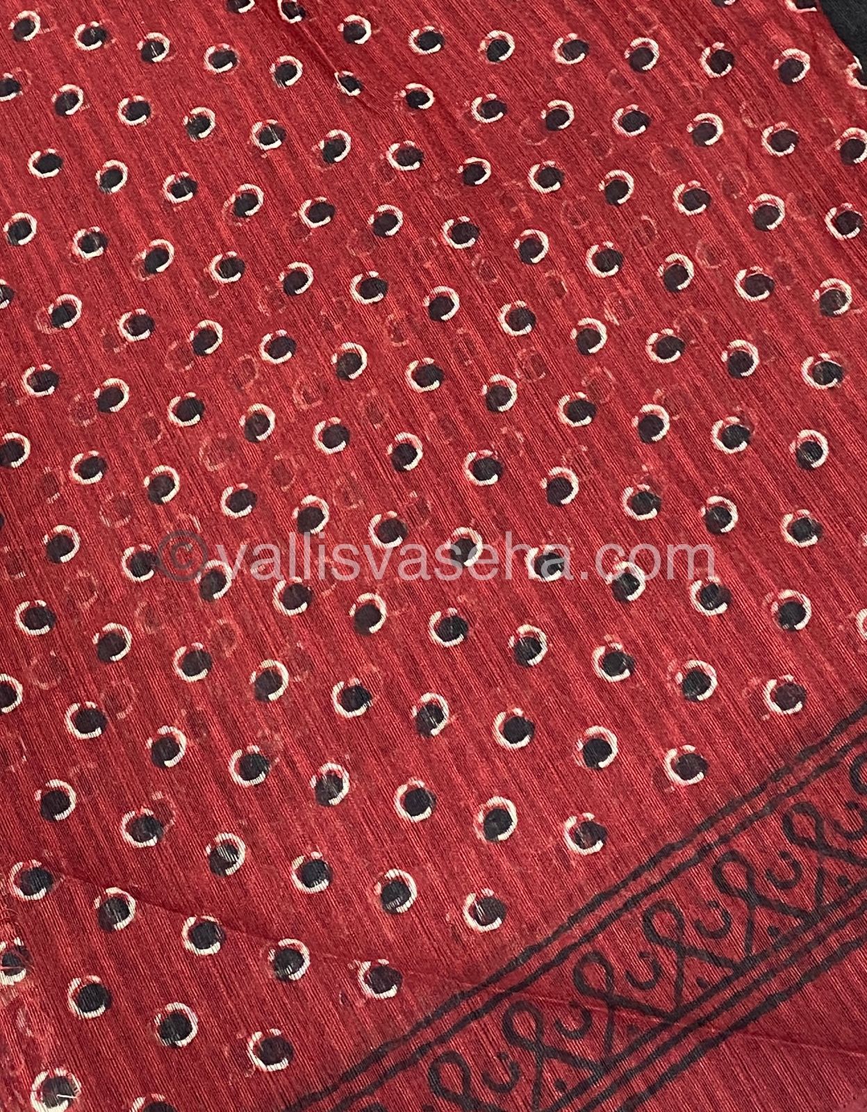 Jute Mixed Cotton Saree | VVJCS001