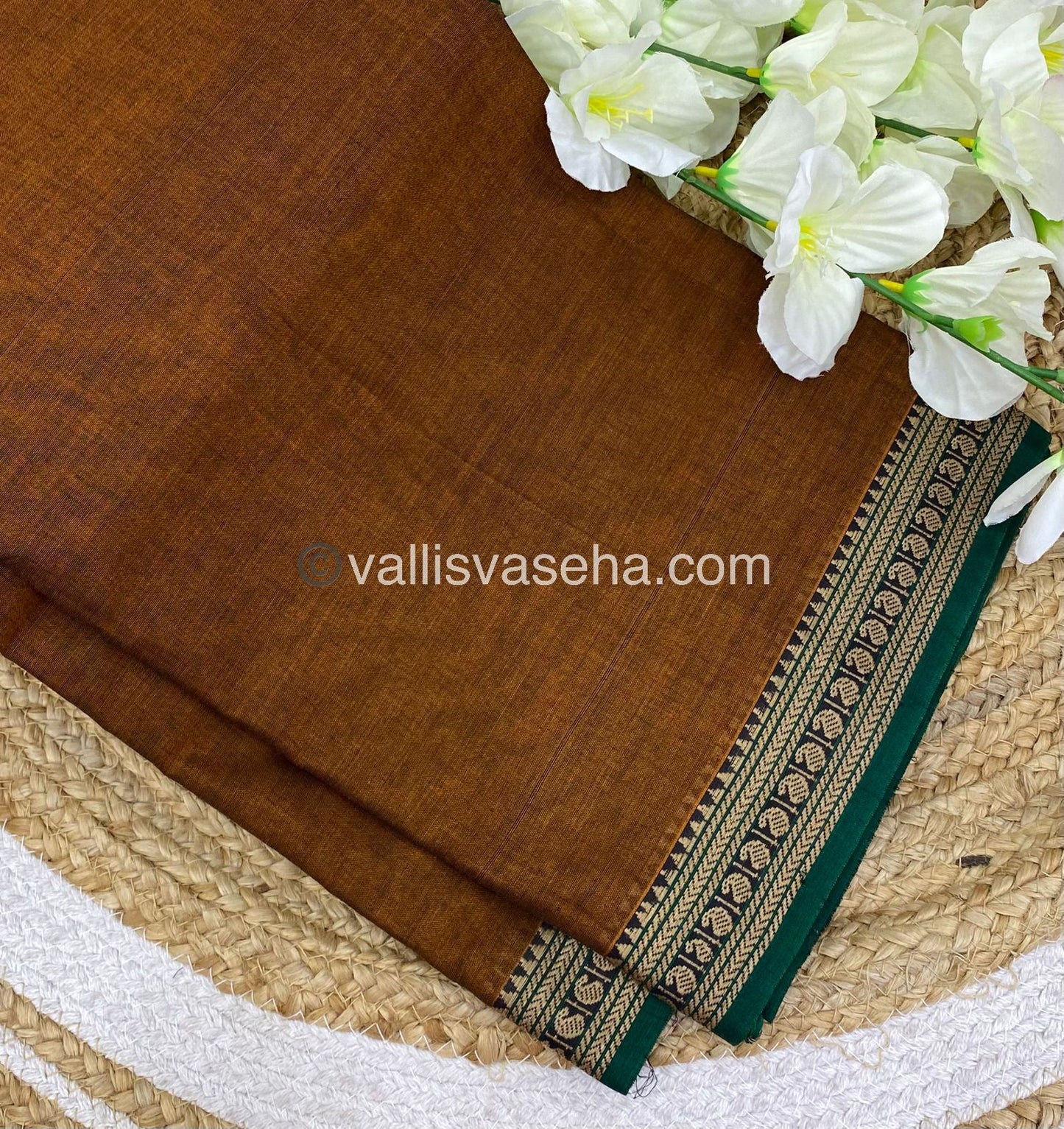 Narayanapet Mercerised Cotton Saree - VVNMC001