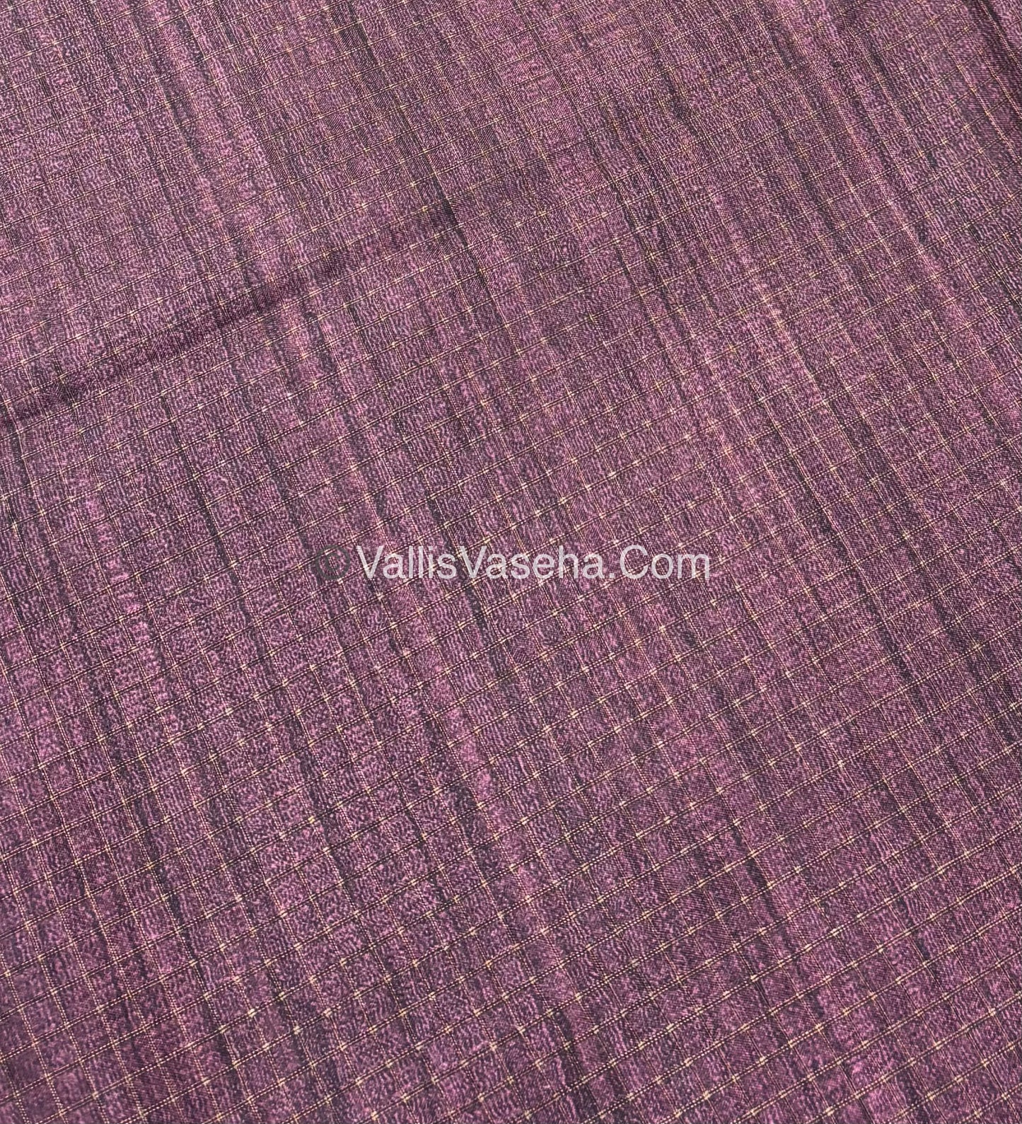 Art Tussar / Art Silk - Green & Brown - VVATS004