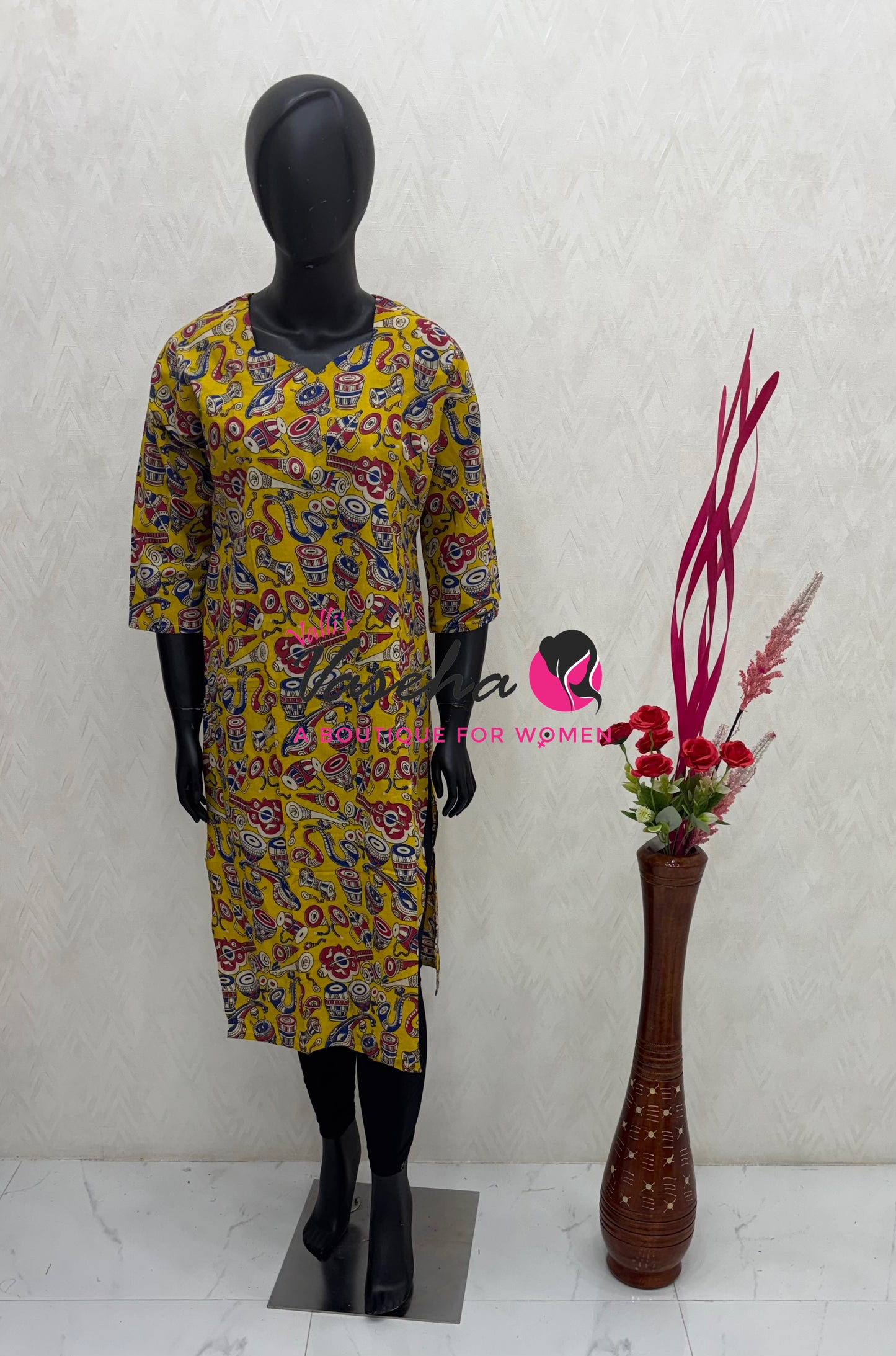 Ready Made - Kalamkari Kurti - VVRKK003