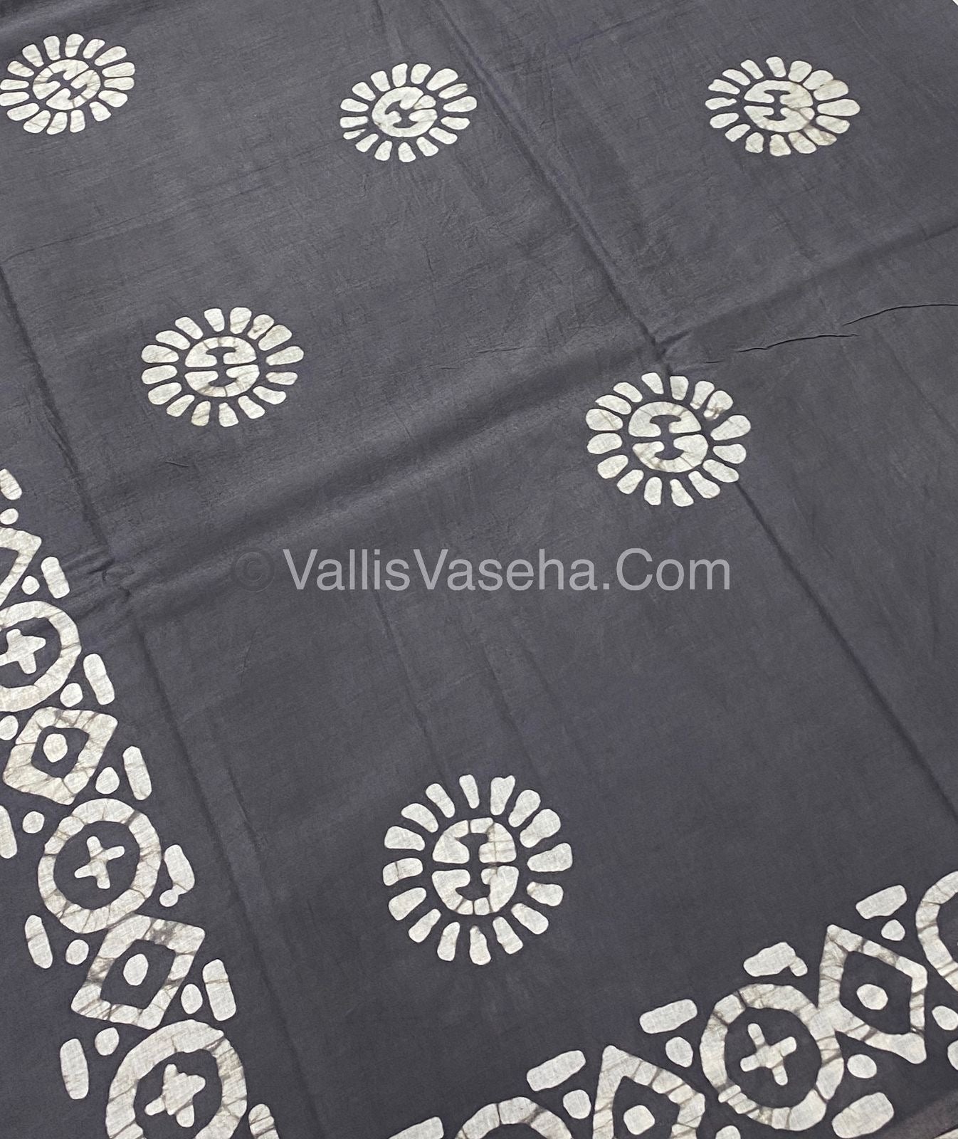 Pure Soft Mul Mul Cotton Sarees - Hand Block Prints - VVMMC003