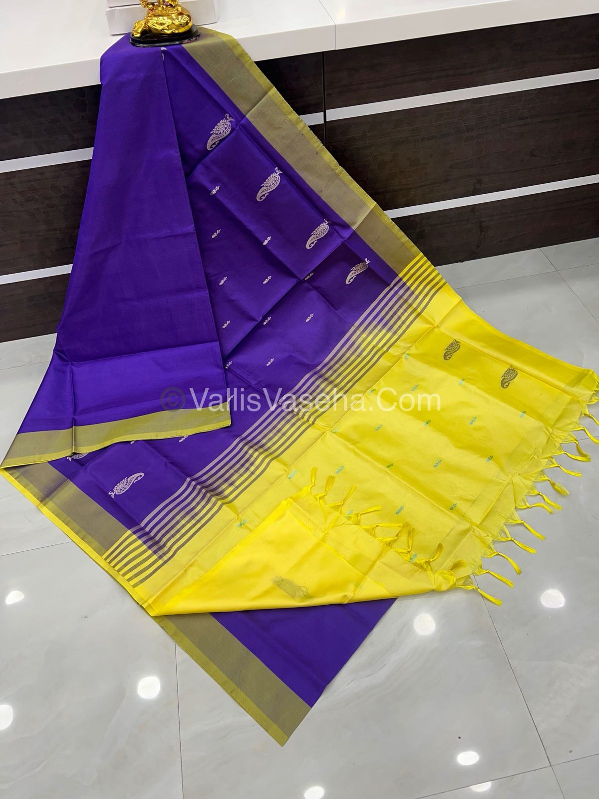 Vazhai Pattu Saree / Banana Pith - With Blouse - VVVPS003