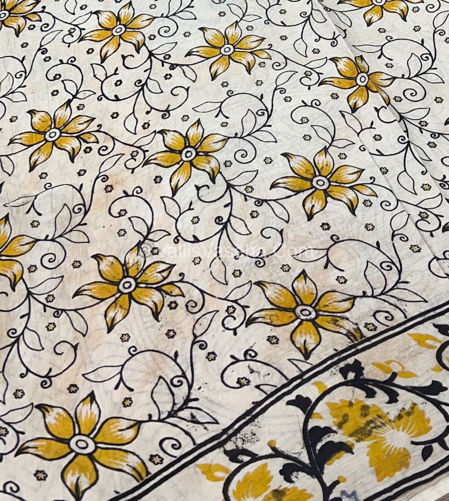 Pure Kalamkari Cotton Saree - VVPKC002