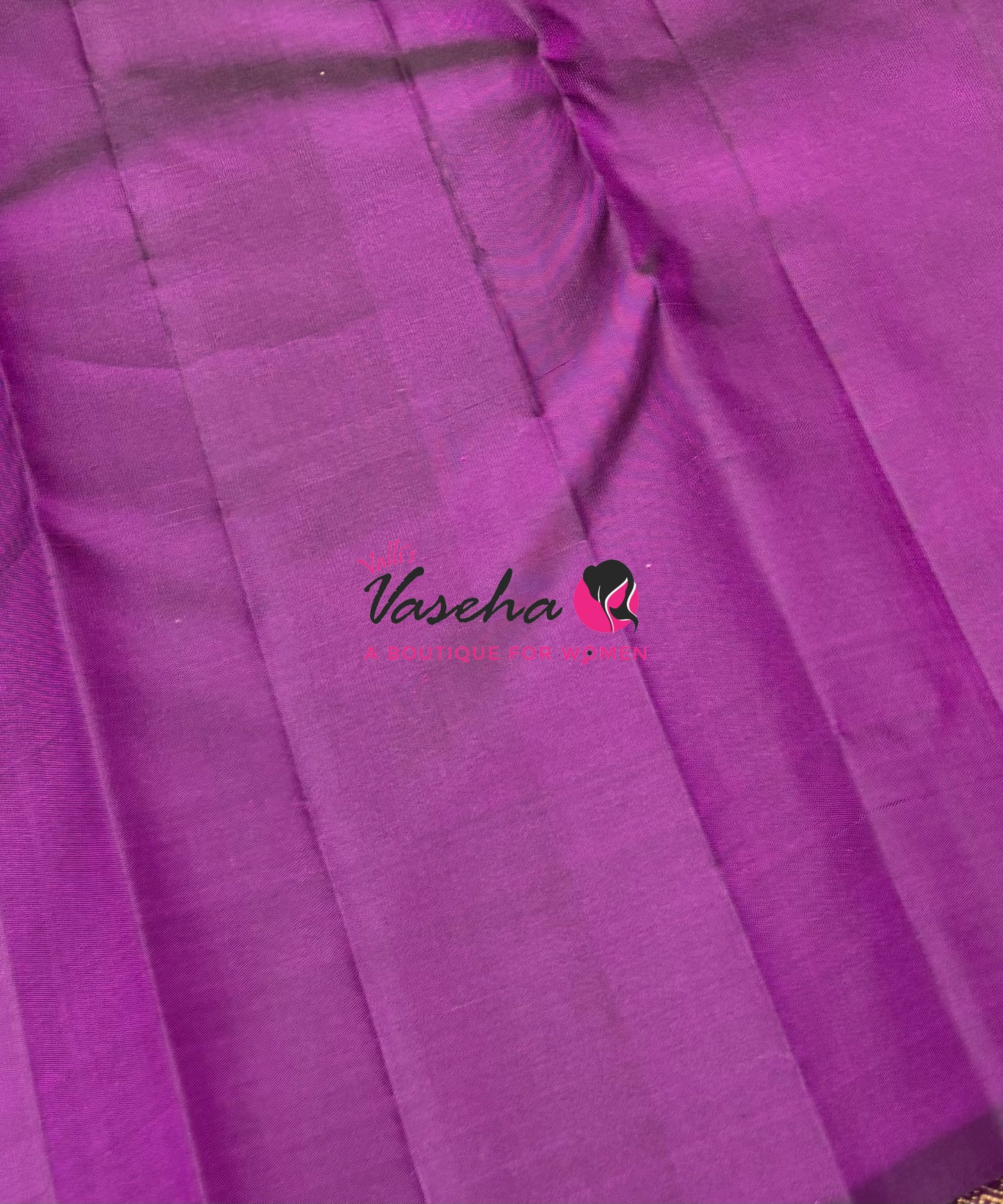Pure Kanchipuram Silk Saree - Borderless - Light Lemon Green with Purple - VVPS043