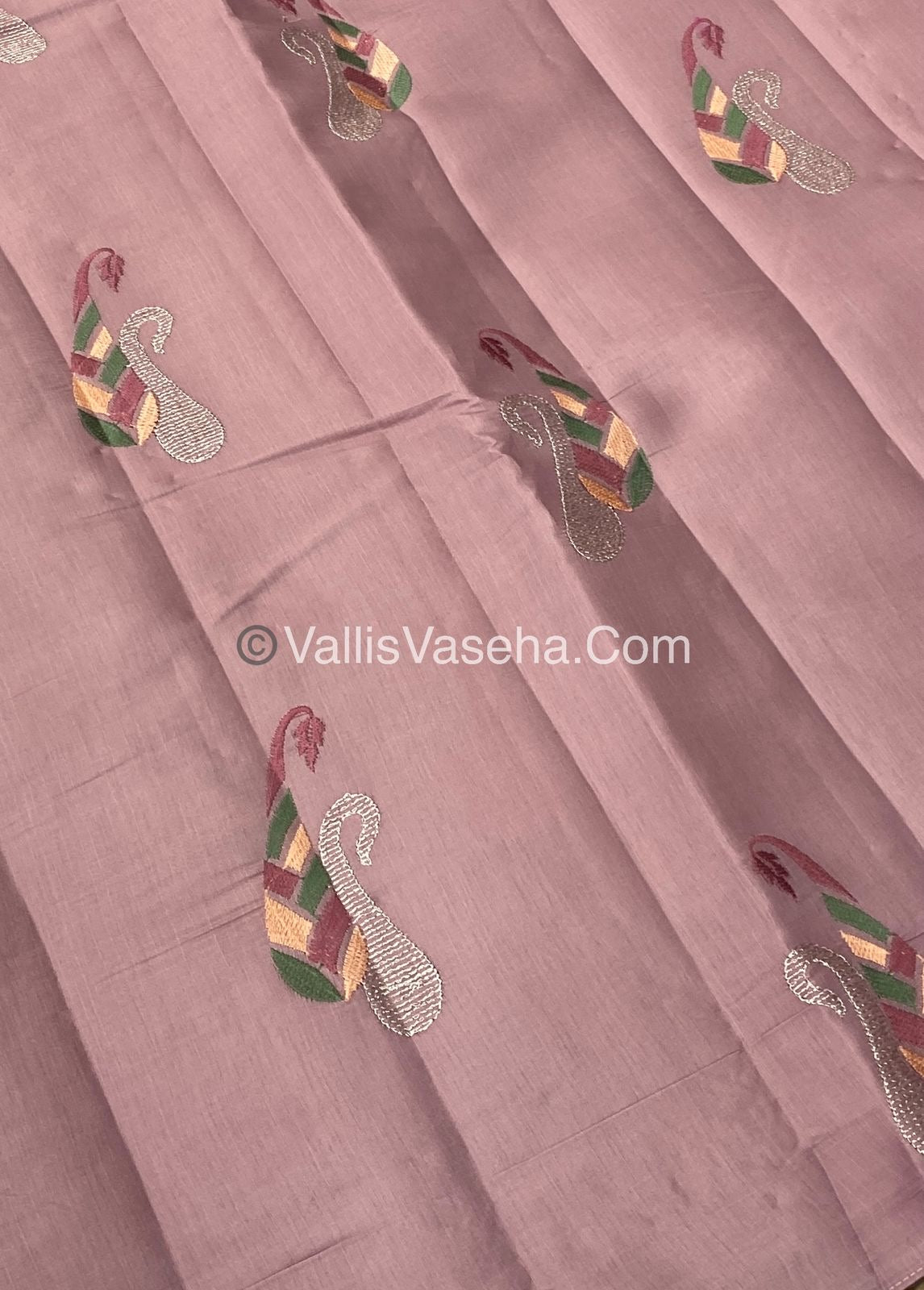 Butter Silk - Onion Pink & peacock Blue Combo - VVBS002
