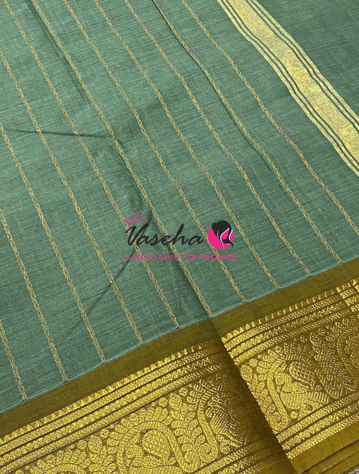 Kanchi Cotton Saree - VVKCS033