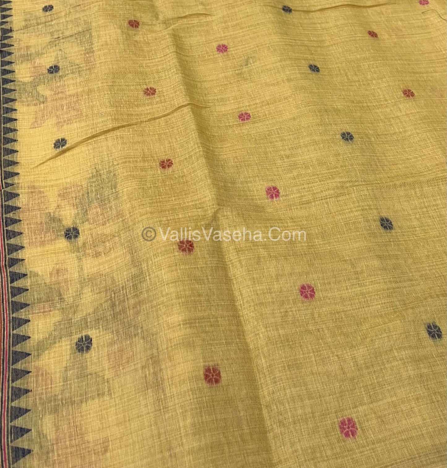 Muga Cotton Saree - VVMCS001