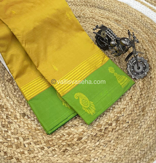 Semi Silk Saree - Kanchi Pattu Style - VVSSS004