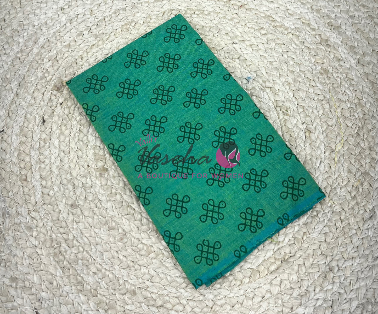 Blouse Bit - Kolam Print - 1 mtr - VVKPB002