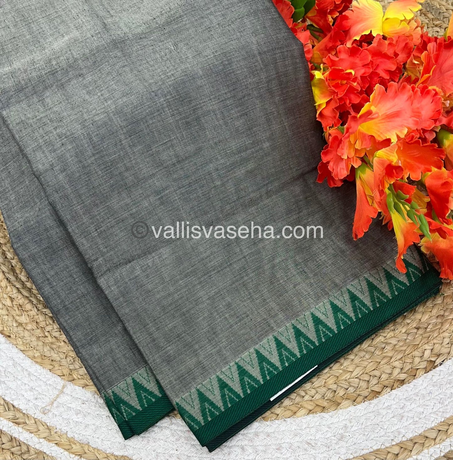 Narayanapet Mercerised Cotton Saree - VVNMC001