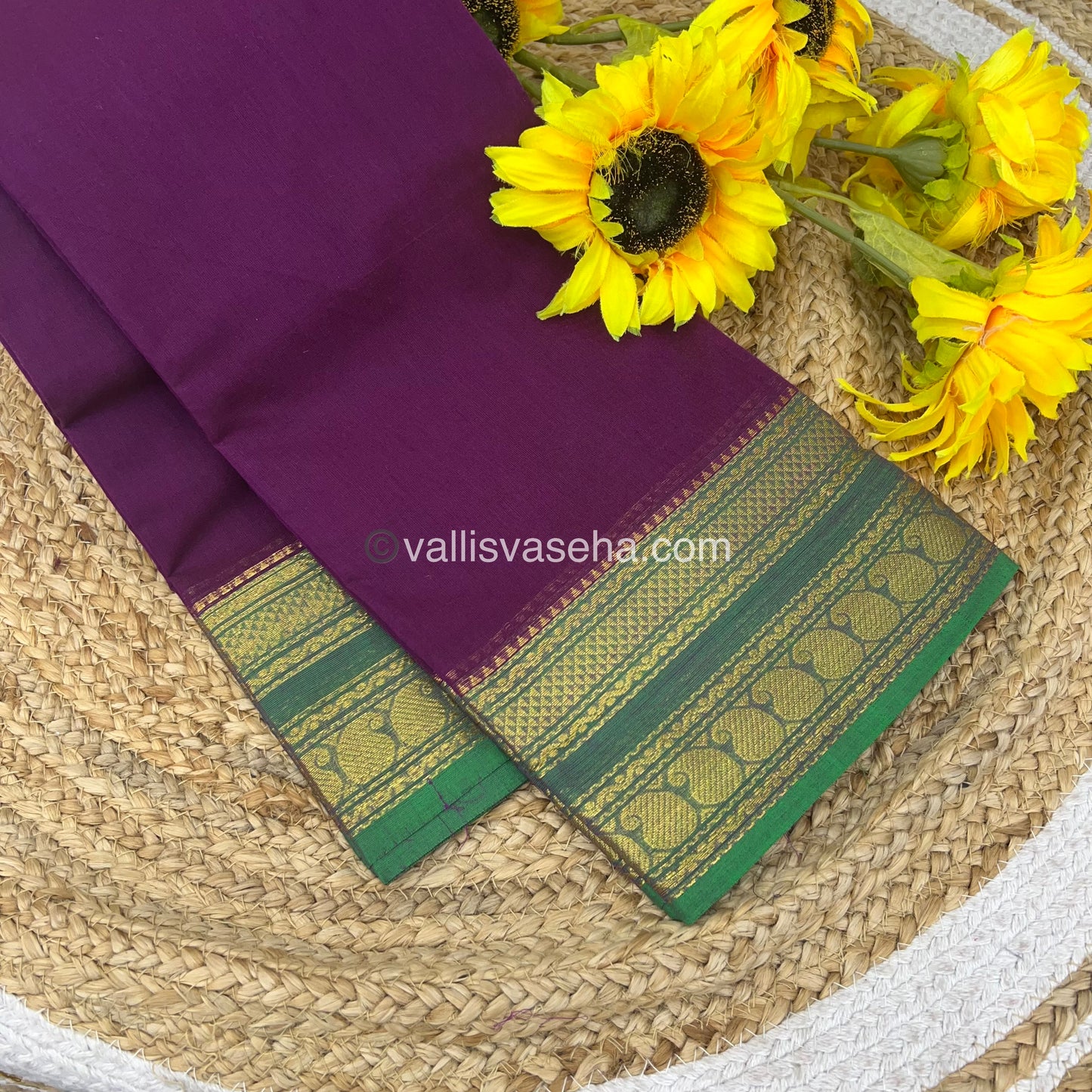 Kanchi Cotton Saree - VVKCS009