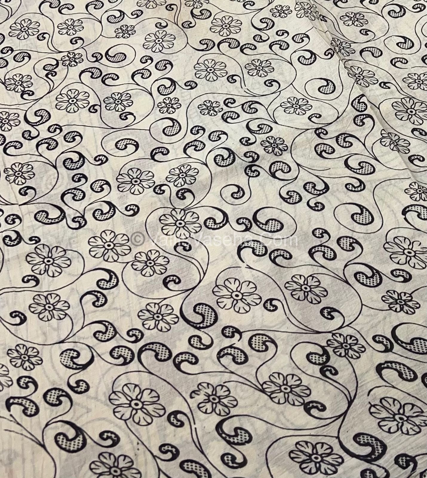 Pure Kalamkari Cotton Saree - VVPKC002