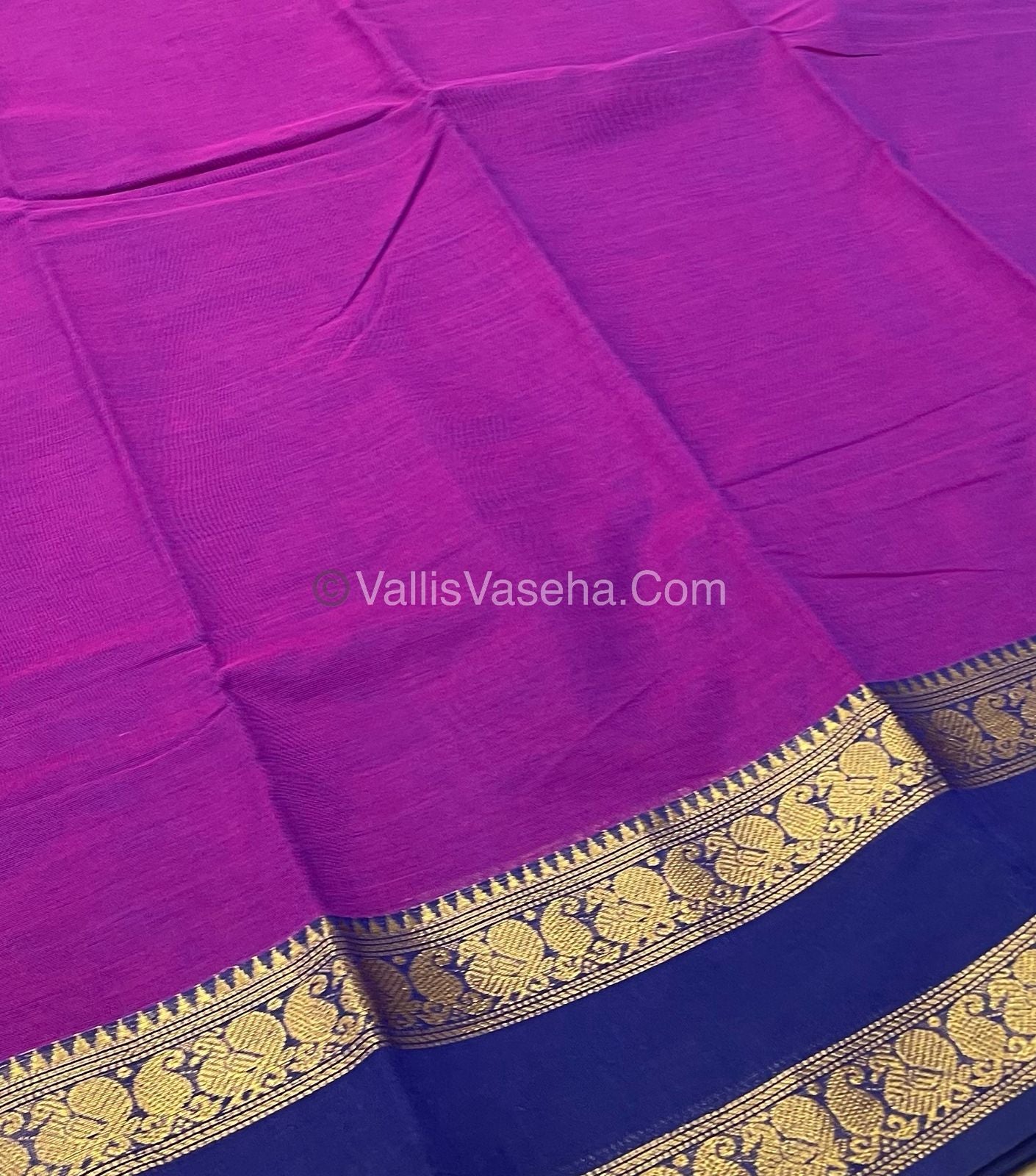 Kanchi Cotton Saree - VVKCS010