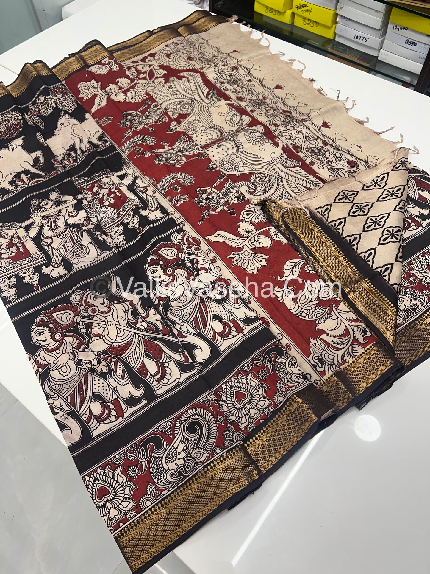 Chennur Silk | Kalamkari Prints | VVCS005