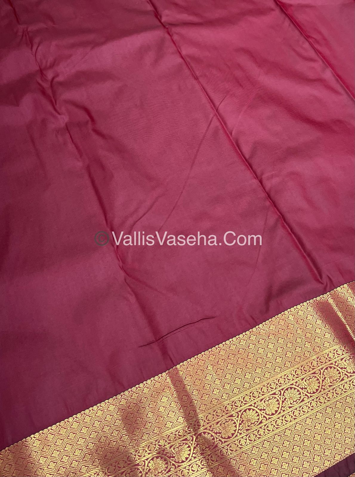 Semi Kanchipuram Silk - Pink Shade - VVSKS002