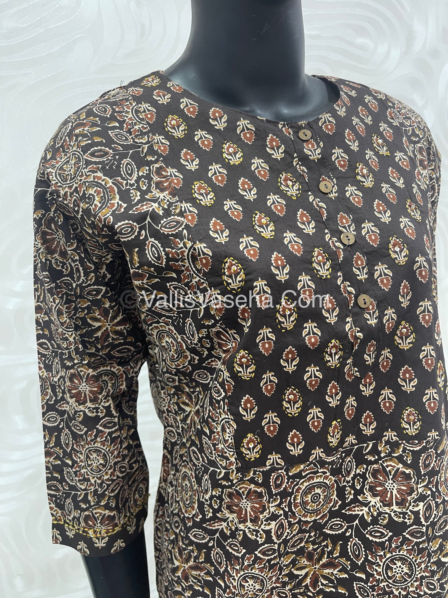 Trendy Printed Cotton - Co-ord Set - - VVRCS001